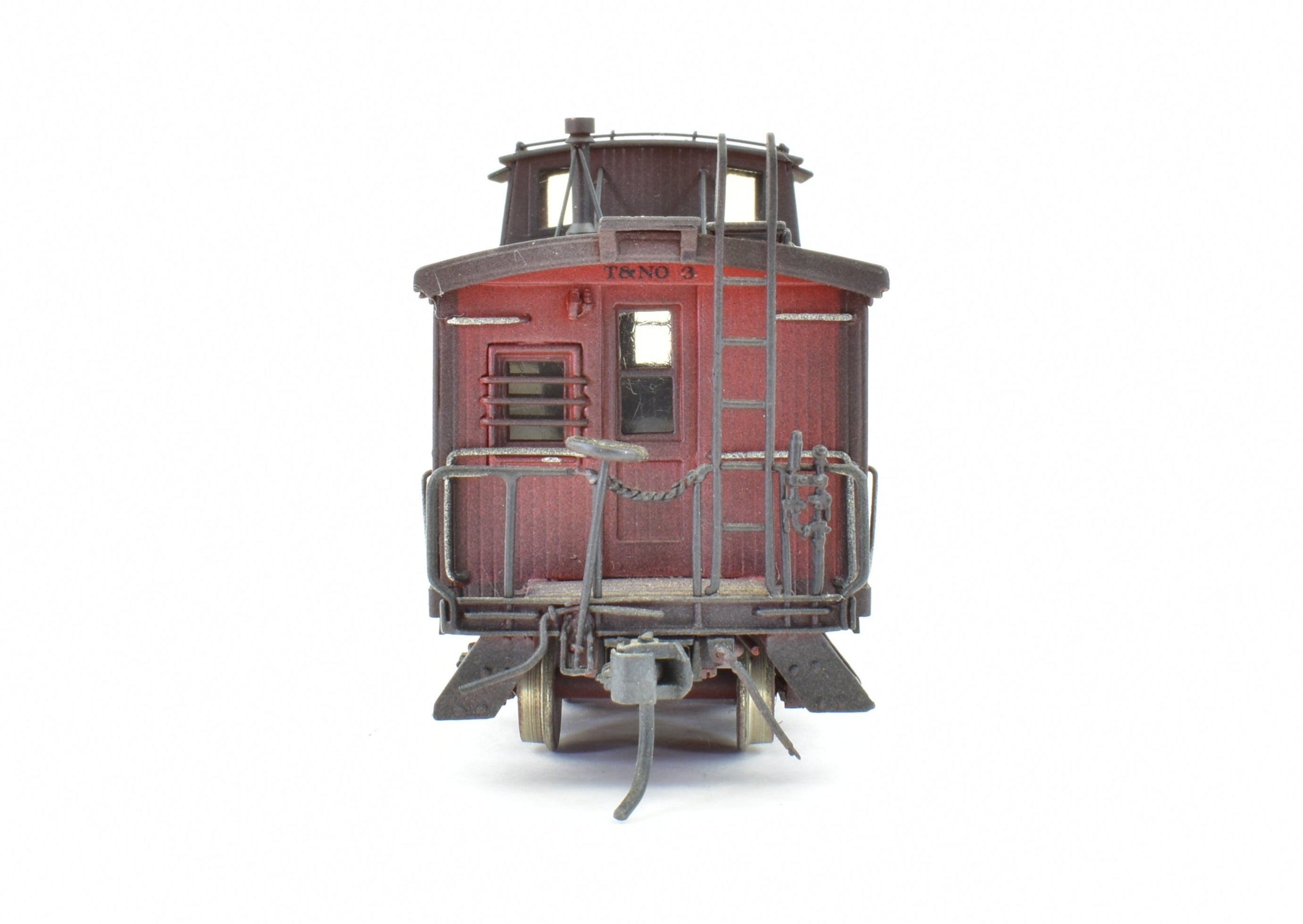 HO Scale Brass Model Train - Precision Scale Co. SP/T&NO - Texas & New Orleans C-30-3 Wooden Cupola Caboose CP Model