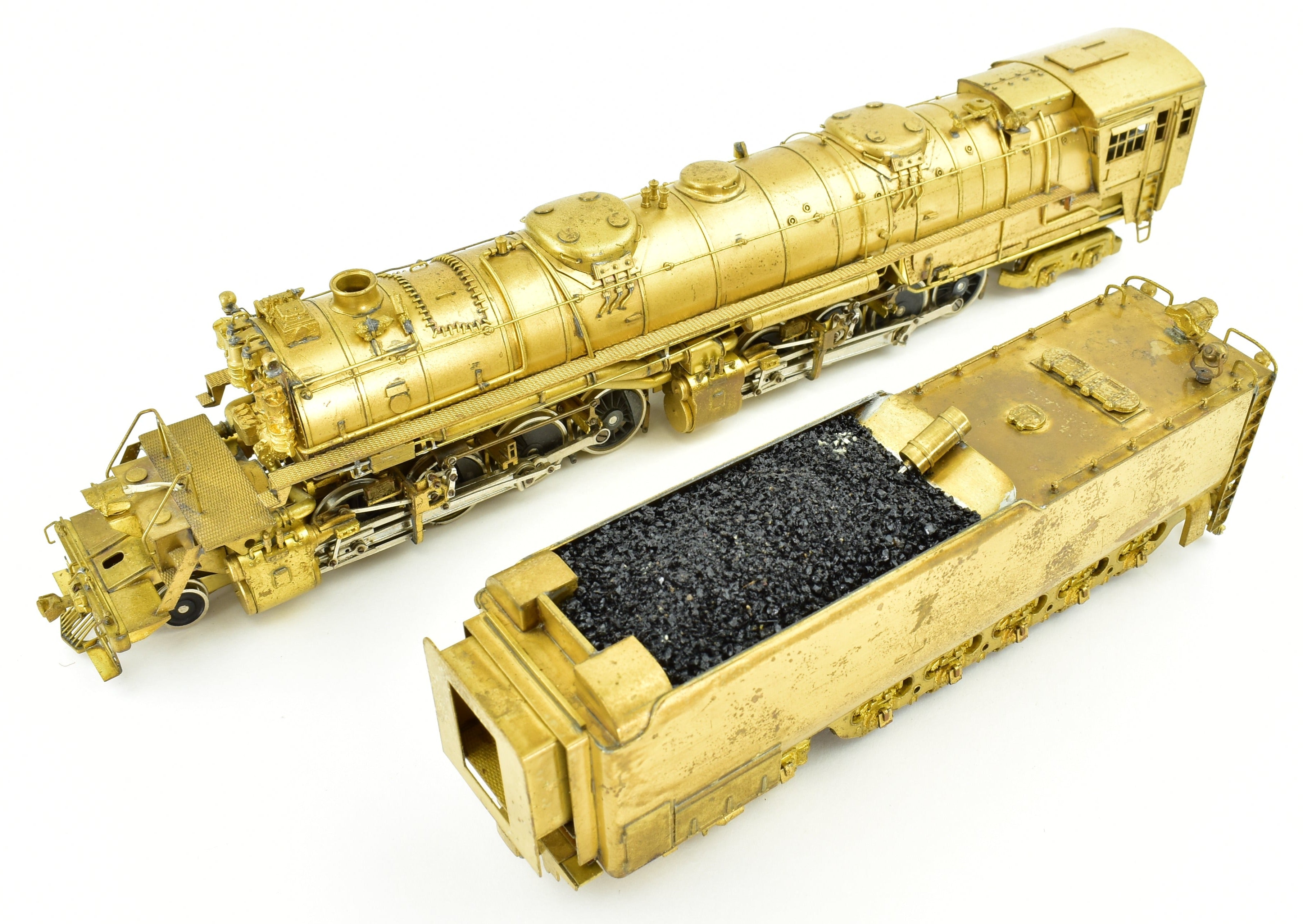 HO Scale Brass Pacific Fast Mail (PFM) Model - Toby Brand Duluth, Missabe, & Iron Range 2-8-8-4 Yellowstone Steam Locomotive Handcrafted in 1960