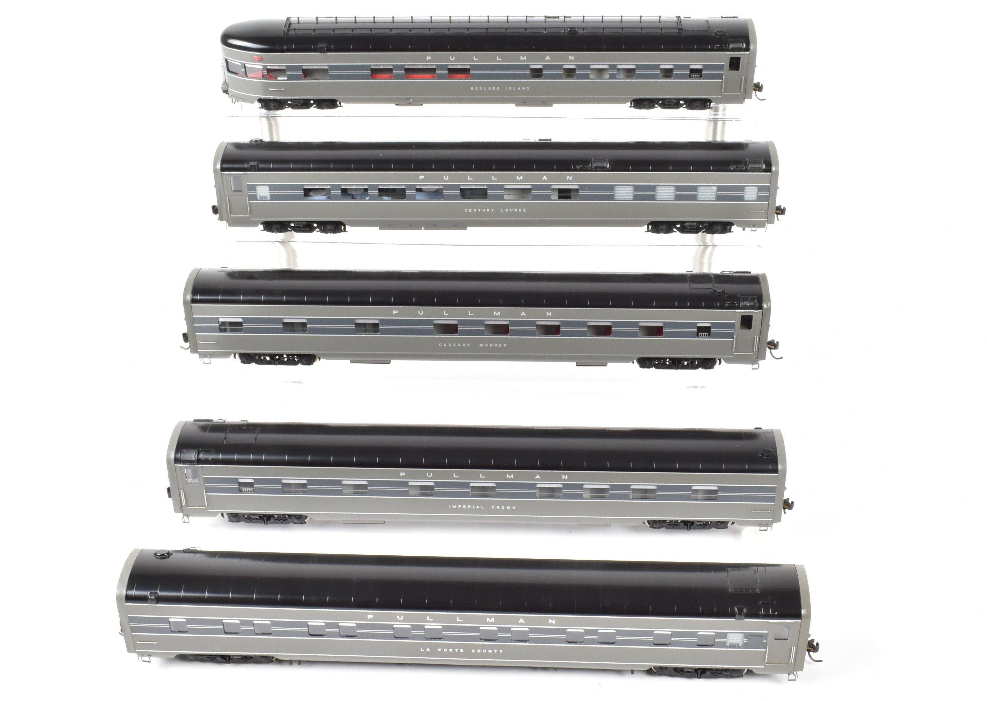 HO Scale Brass Passenger Car Set - Challenger Imports NYC - New York Central 1940 20th Century Limited 10-Car Passenger Train Collection
