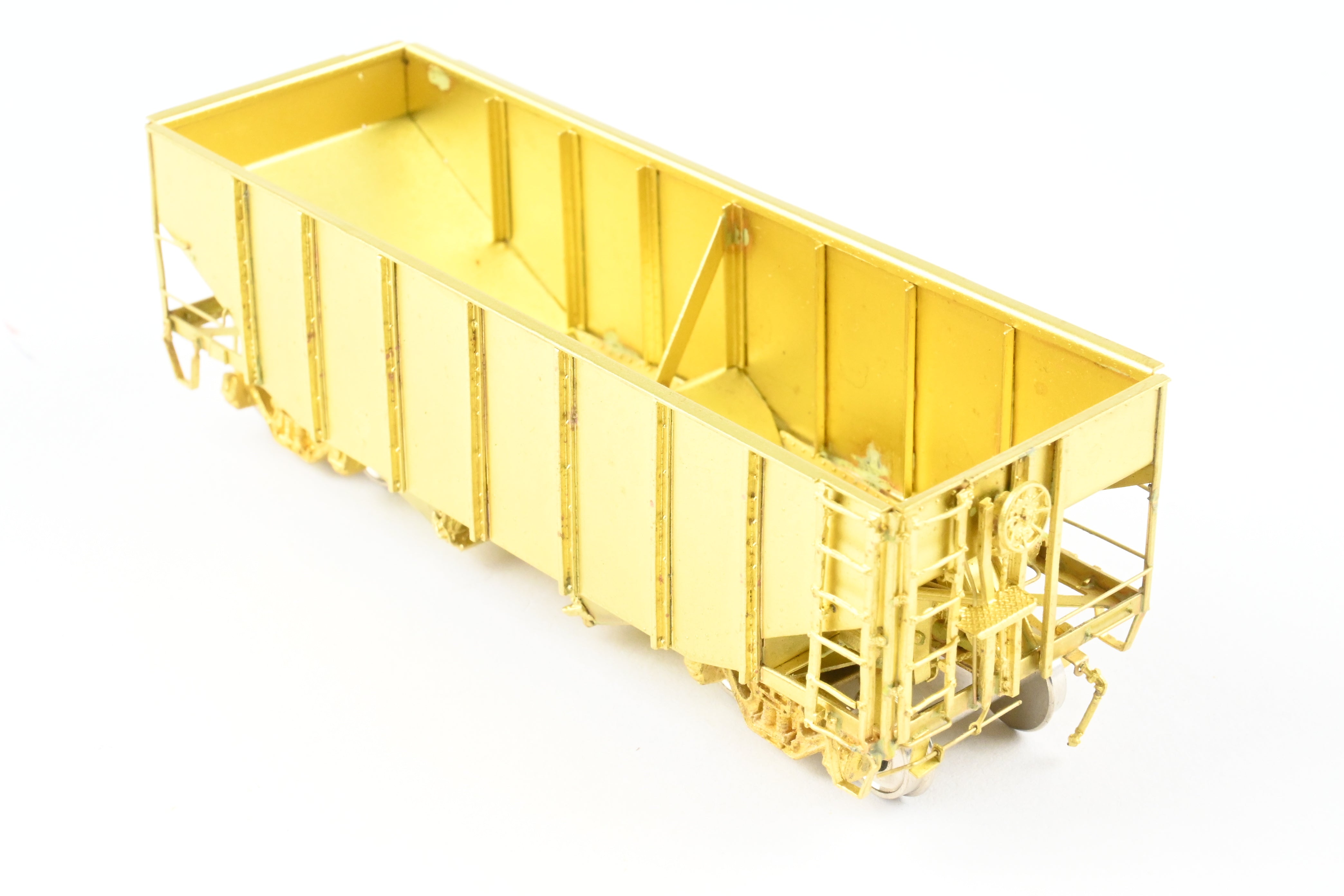 OMI - Overland Models, Inc. 55-Ton 2-Bay Western Maryland HO Brass Hopper Car