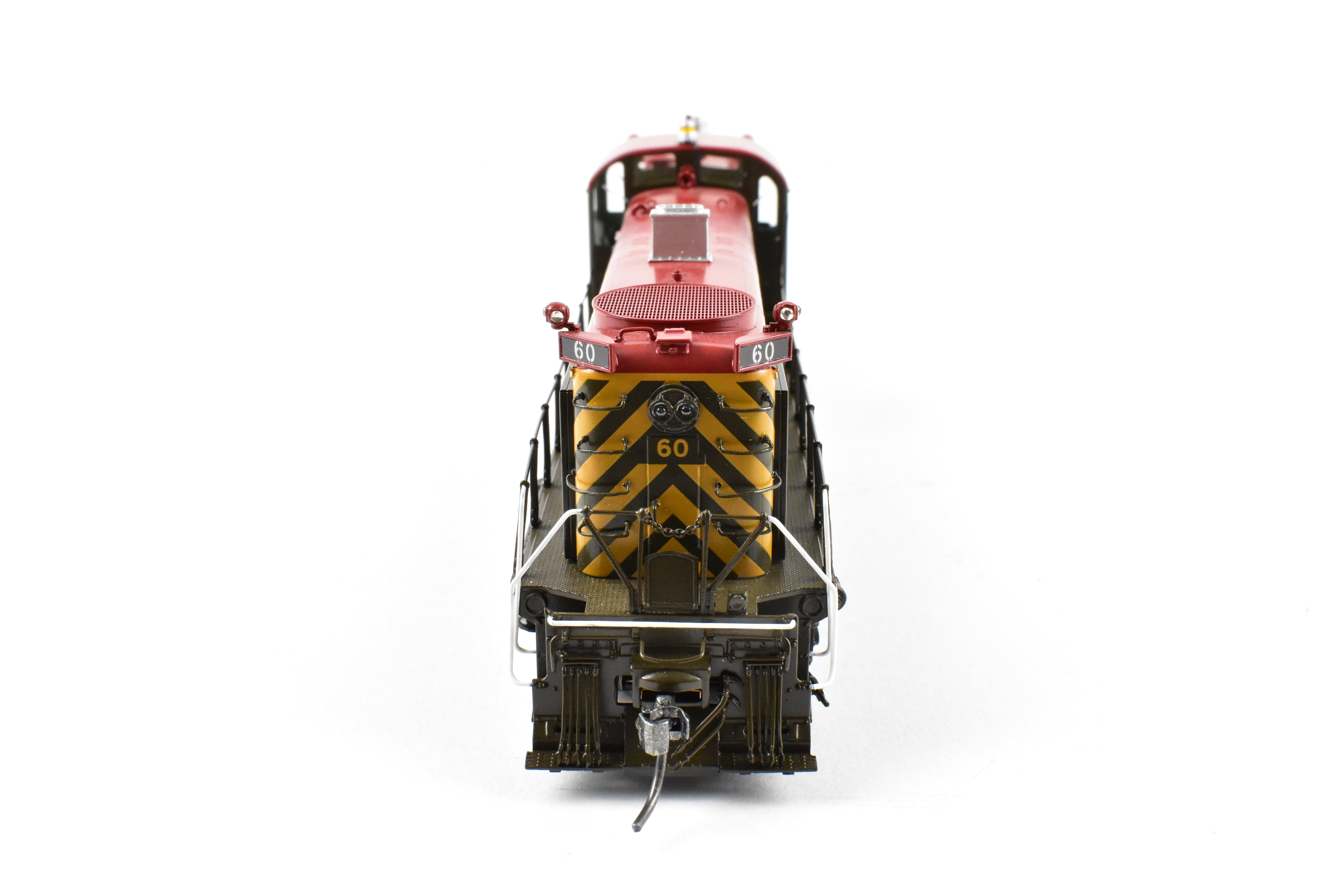 HO Scale Brass Model Train Engine - Division Point (DVP) SP&S (Spokane Portland & Seattle) Alco RS - 2 Factory Painted Tiger - Stripe Engine #60