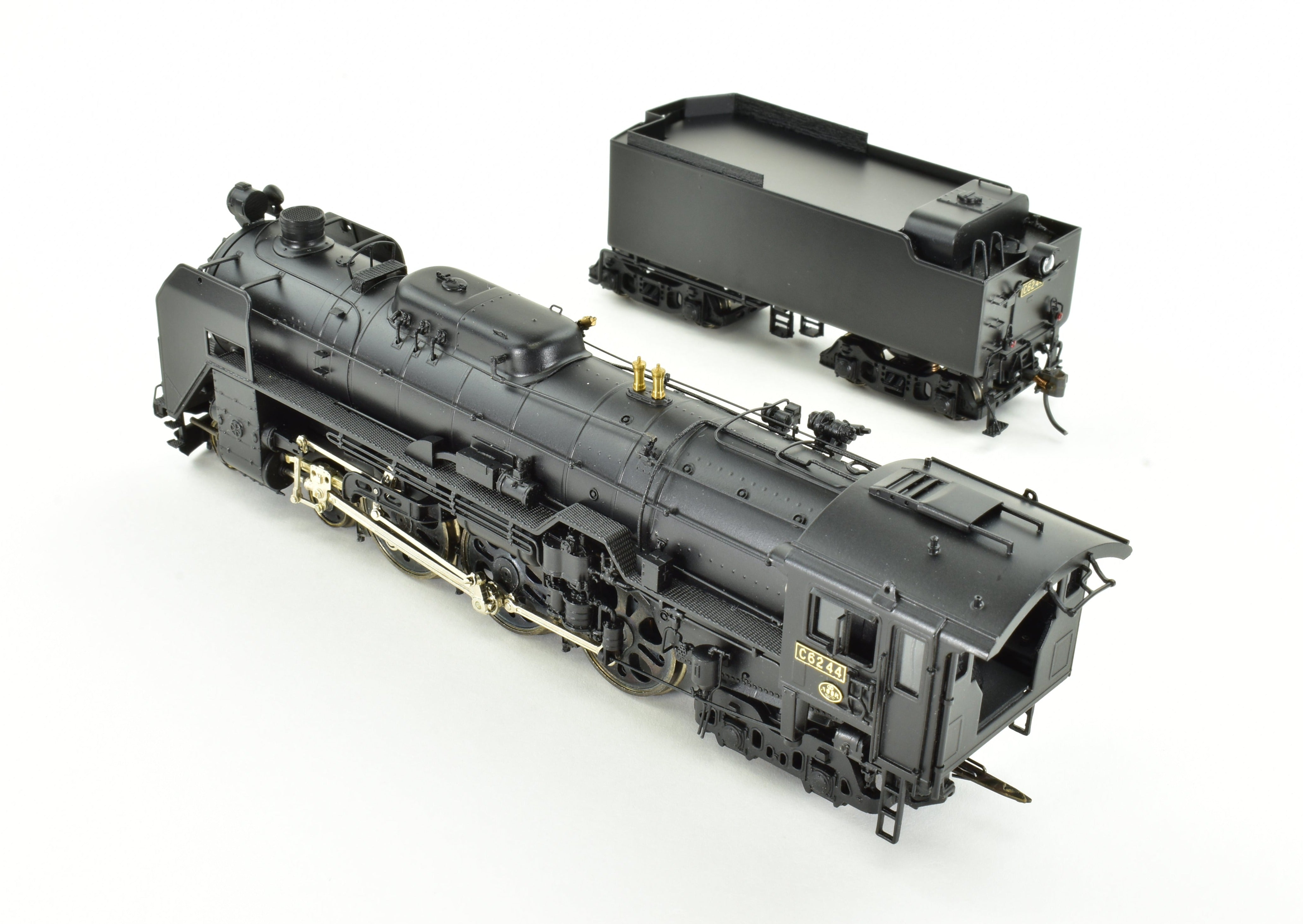J Scale Brass Model Train - Tenshodo Japanese National Railways C62-44 4-6-4 Locomotive from 1998 Run