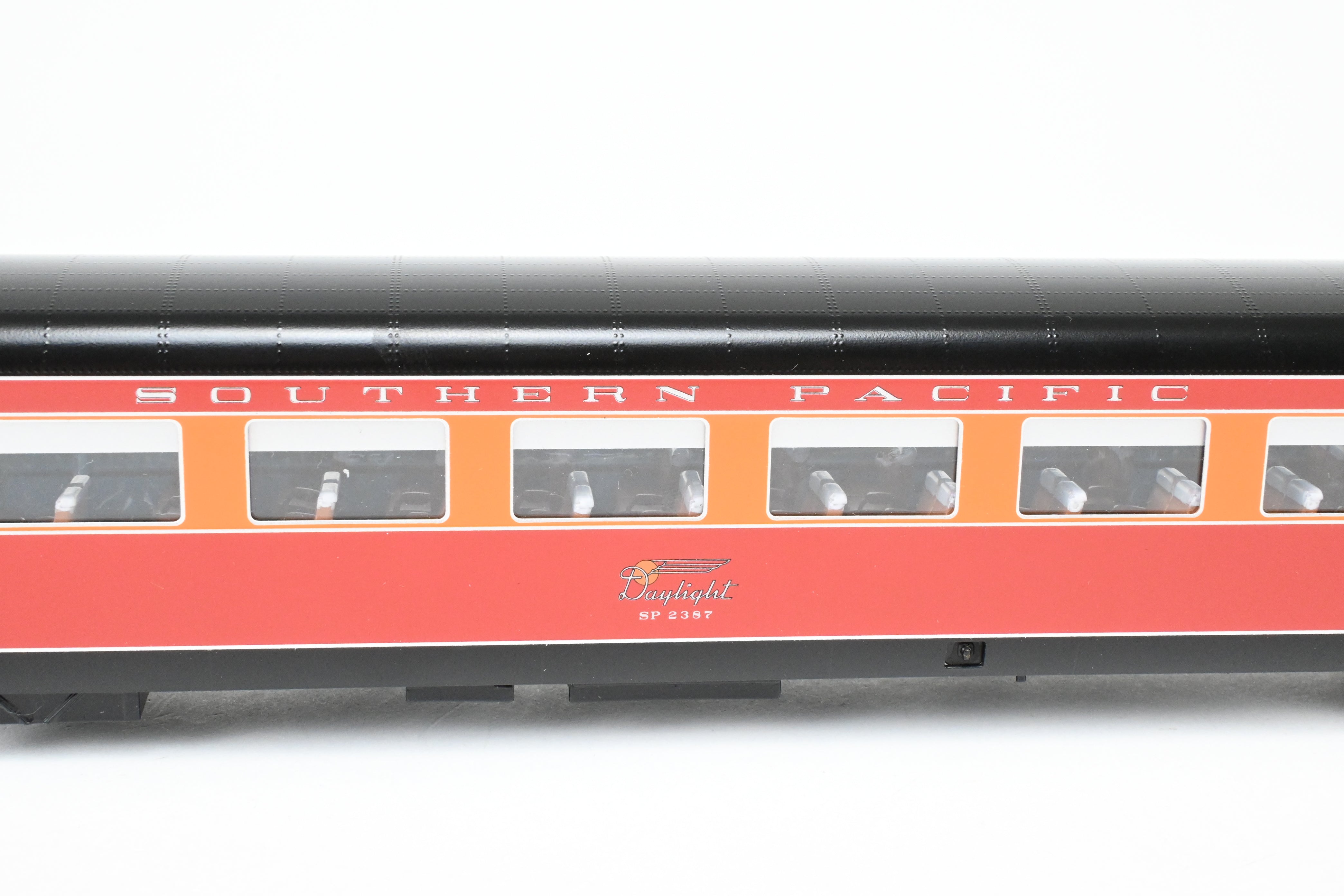 HO Scale Brass Passenger Car Set - Challenger Imports SP - Southern Pacific 1949 Shasta Daylight 2 - Pack B Add - On Set Freight Passenger Cars