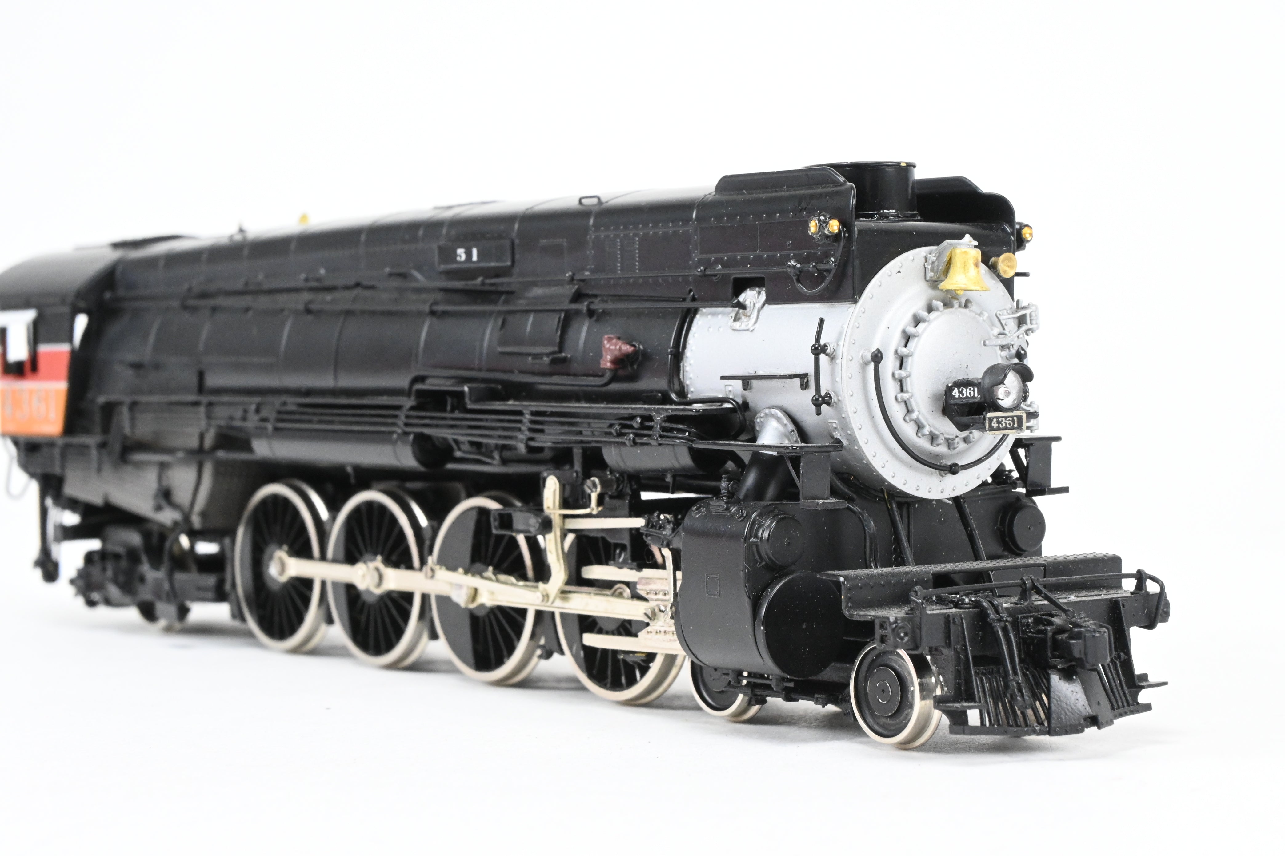 High - Quality HO Scale Brass CON Key Imports Southern Pacific MT - 4 4 - 8 - 2 Semi - Streamlined Mountain Steam Locomotive Model FP in Partial Daylight Scheme, Number #4361