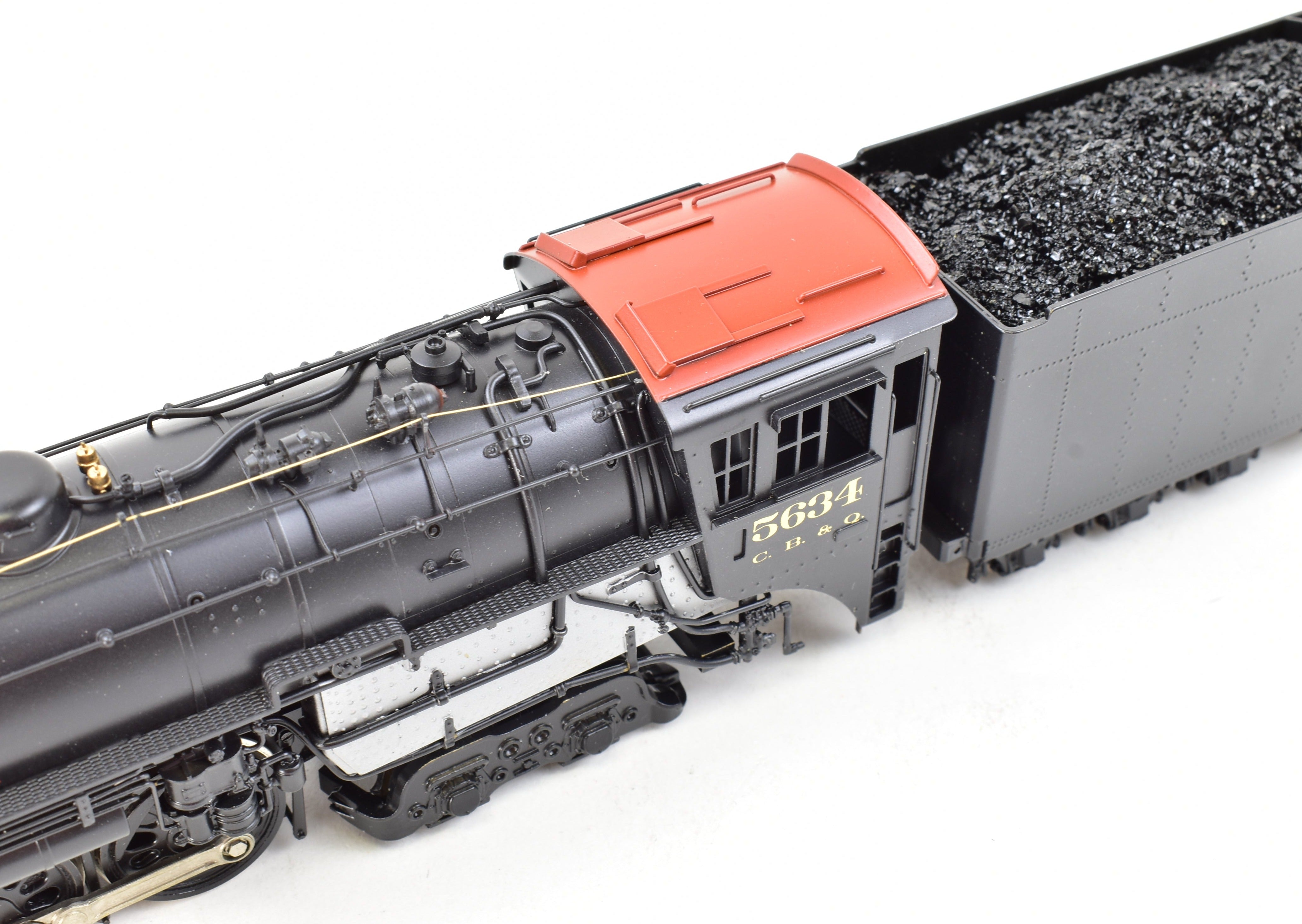 HO Scale Brass Pacific Fast Mail Model - Toby CB&Q Burlington Route 4-8-4 Class O-5a Crown Model Professionally Painted No. 5634