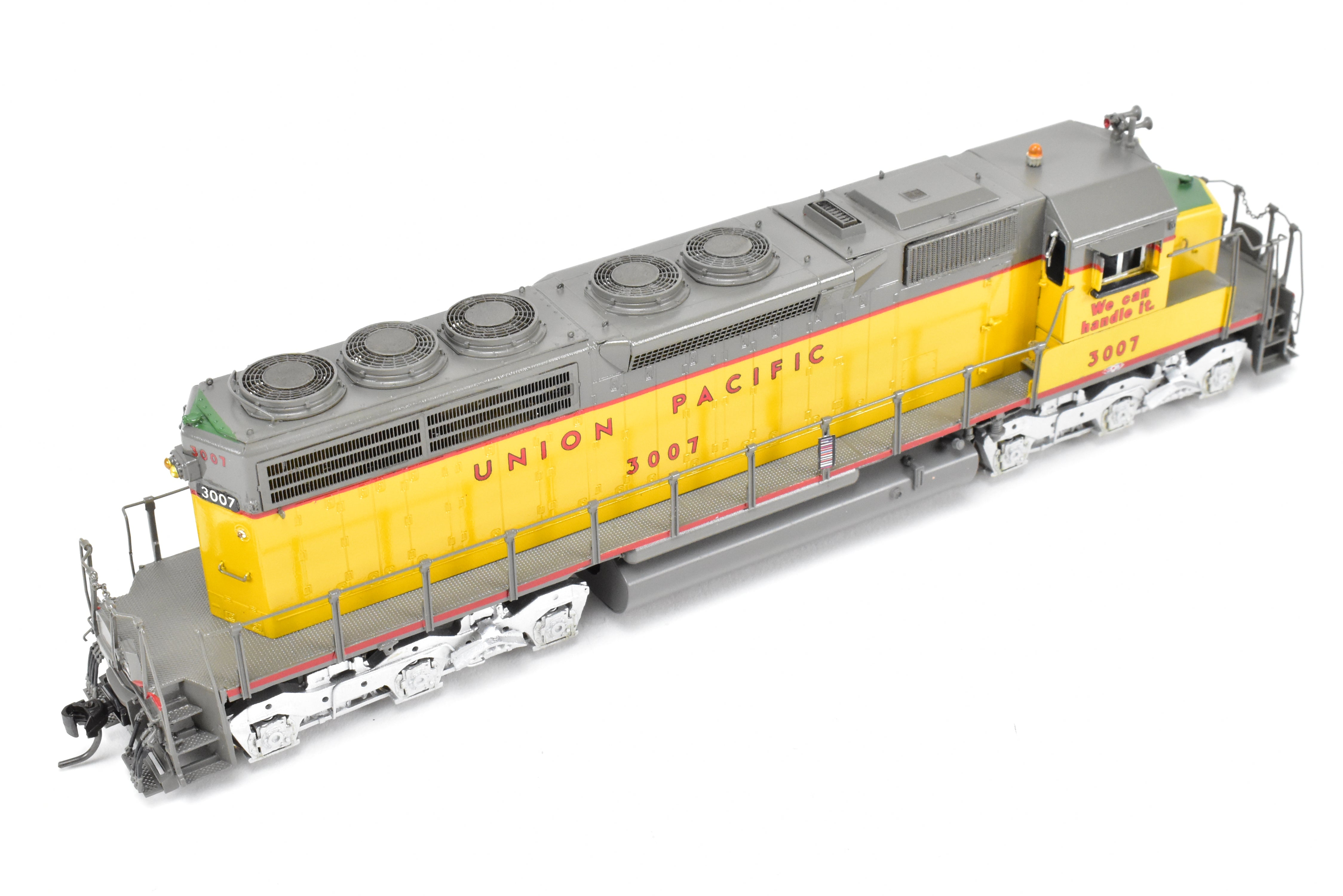 HO Scale Brass Model Train by Overland Models Inc. (OMI) - Union Pacific EMD SD40 Locomotive with Low Mounted Brake Cylinders and Low Hood, Custom Painted as CP No. 3007