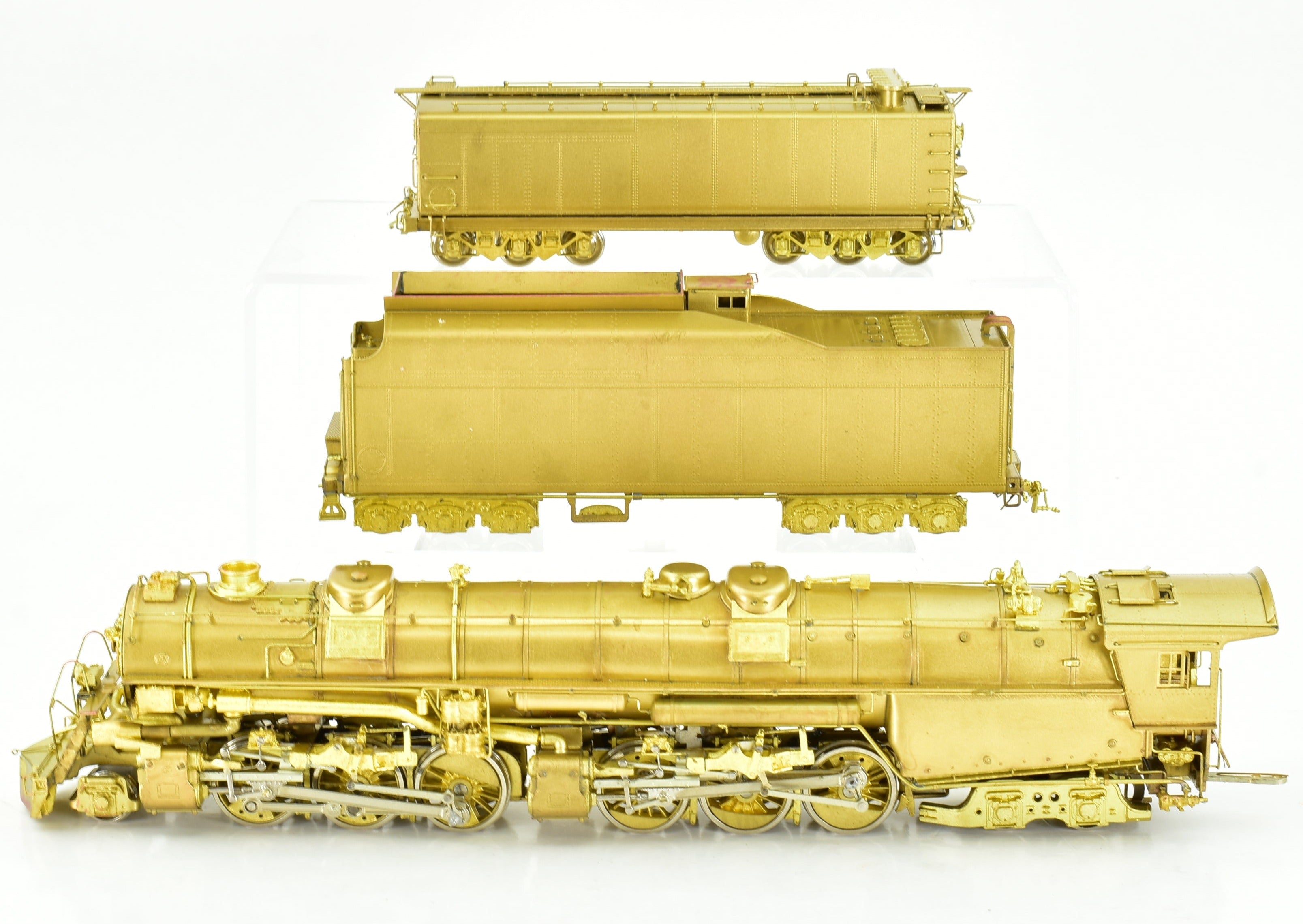 HO Scale Brass Model Train Key Imports Norfolk & Western Class A 2-6-6-4 Steam Locomotive with Auxiliary Water Car