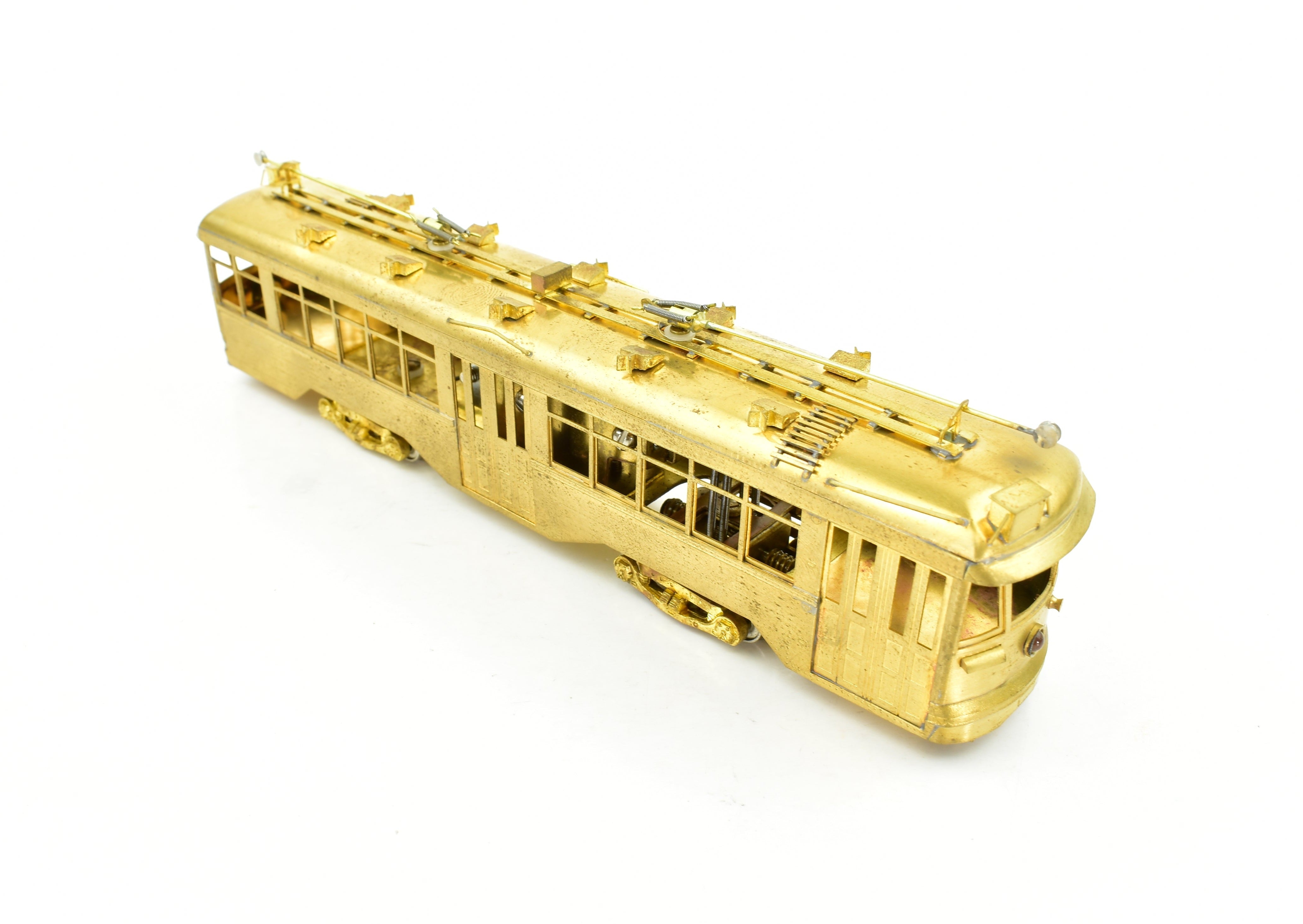 High - Quality HO Scale Brass Los Angeles Railway Type M - 1 Streetcar by S. Soho & Co. LARY