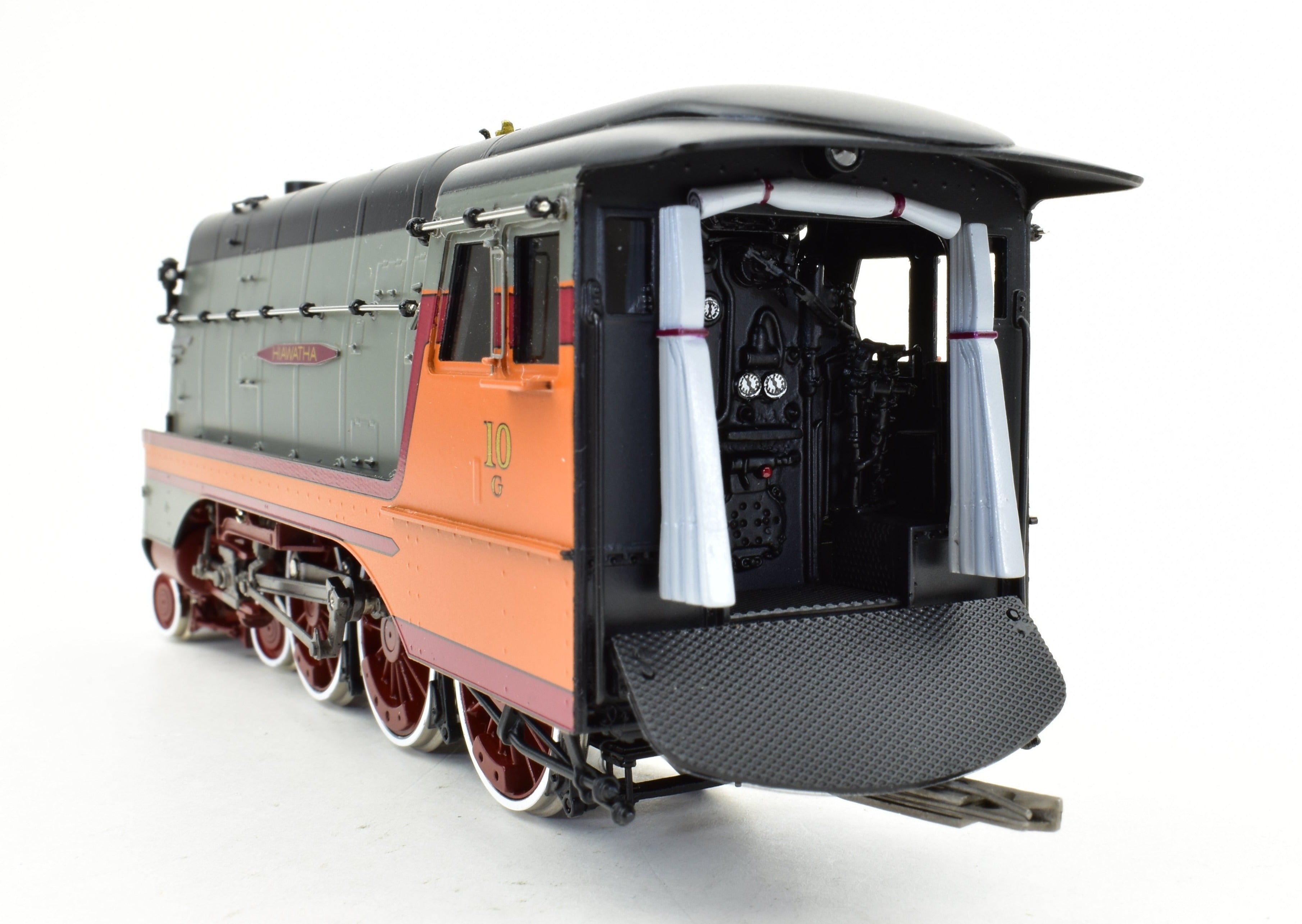 HO Scale Brass Precision Scale Co. Milwaukee Road 4-6-0 G-6PS Cut Skirt FP #10 Model