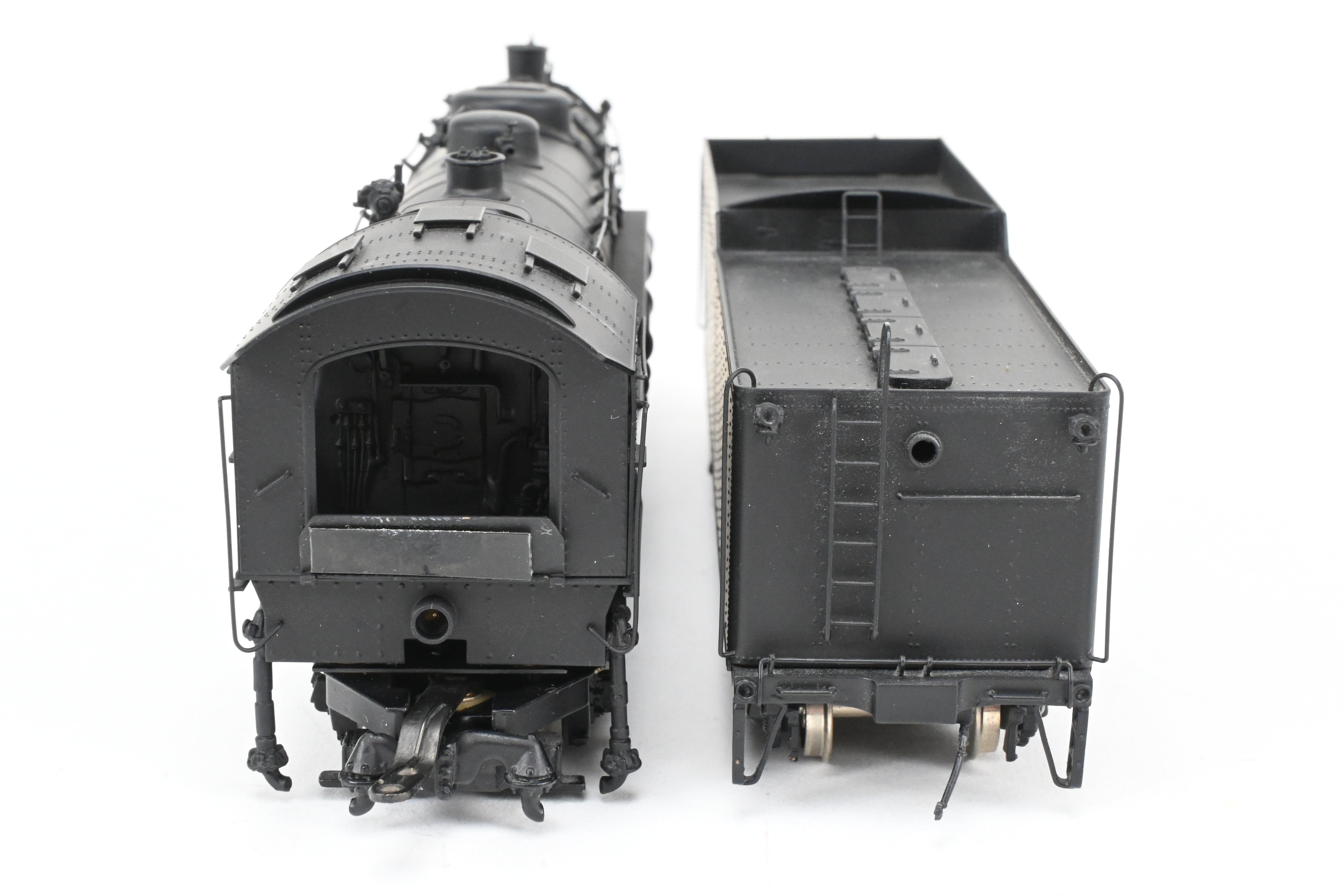 HO Scale Brass Oriental Limited Erie Railroad S-3 2-8-4 Steam Locomotive with Spoked Drivers and FP Configuration