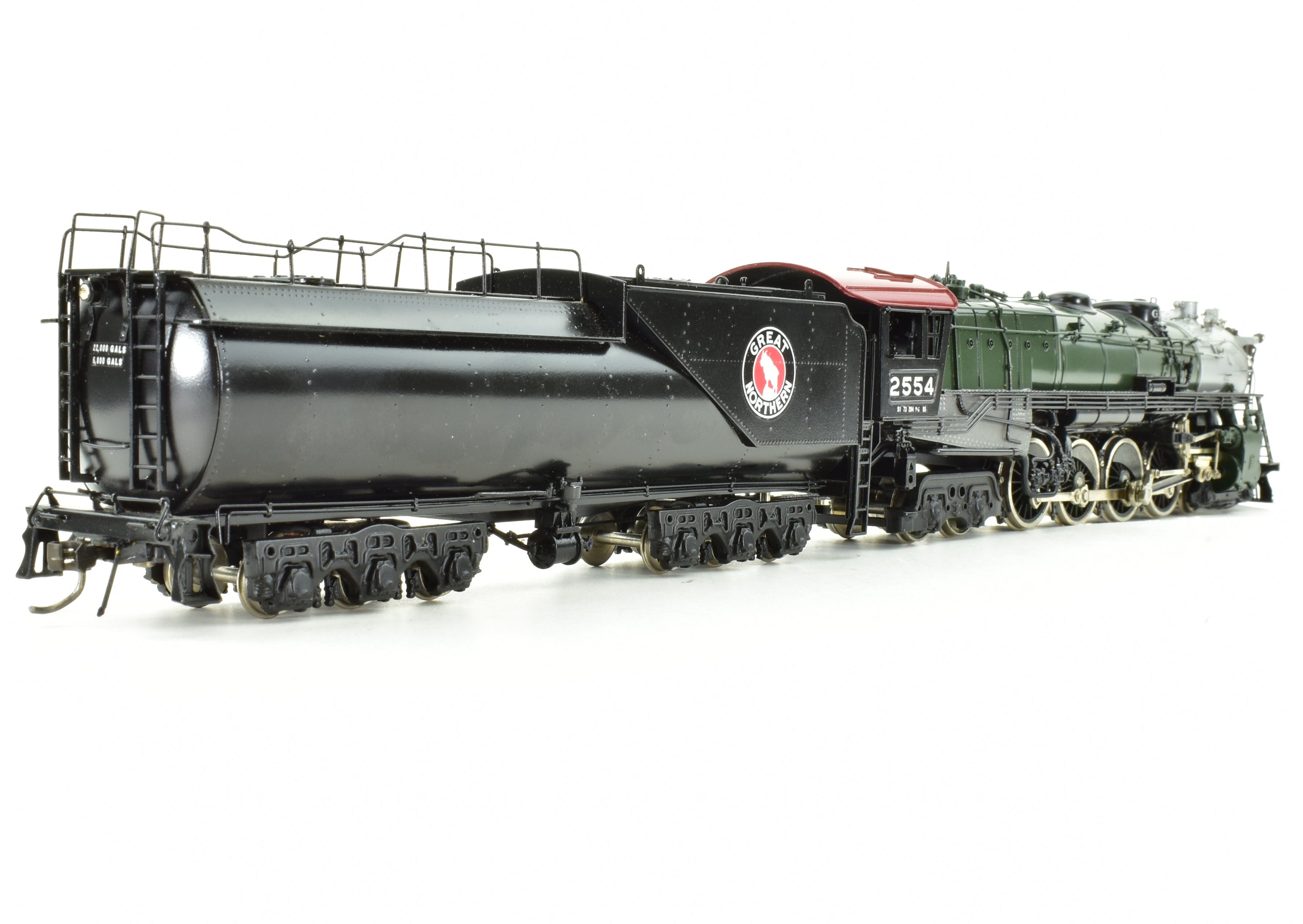 HO Scale Brass Model Train - Tenshodo Great Northern 4-8-4 Class S-1 FP Crown, 1979 Production Run