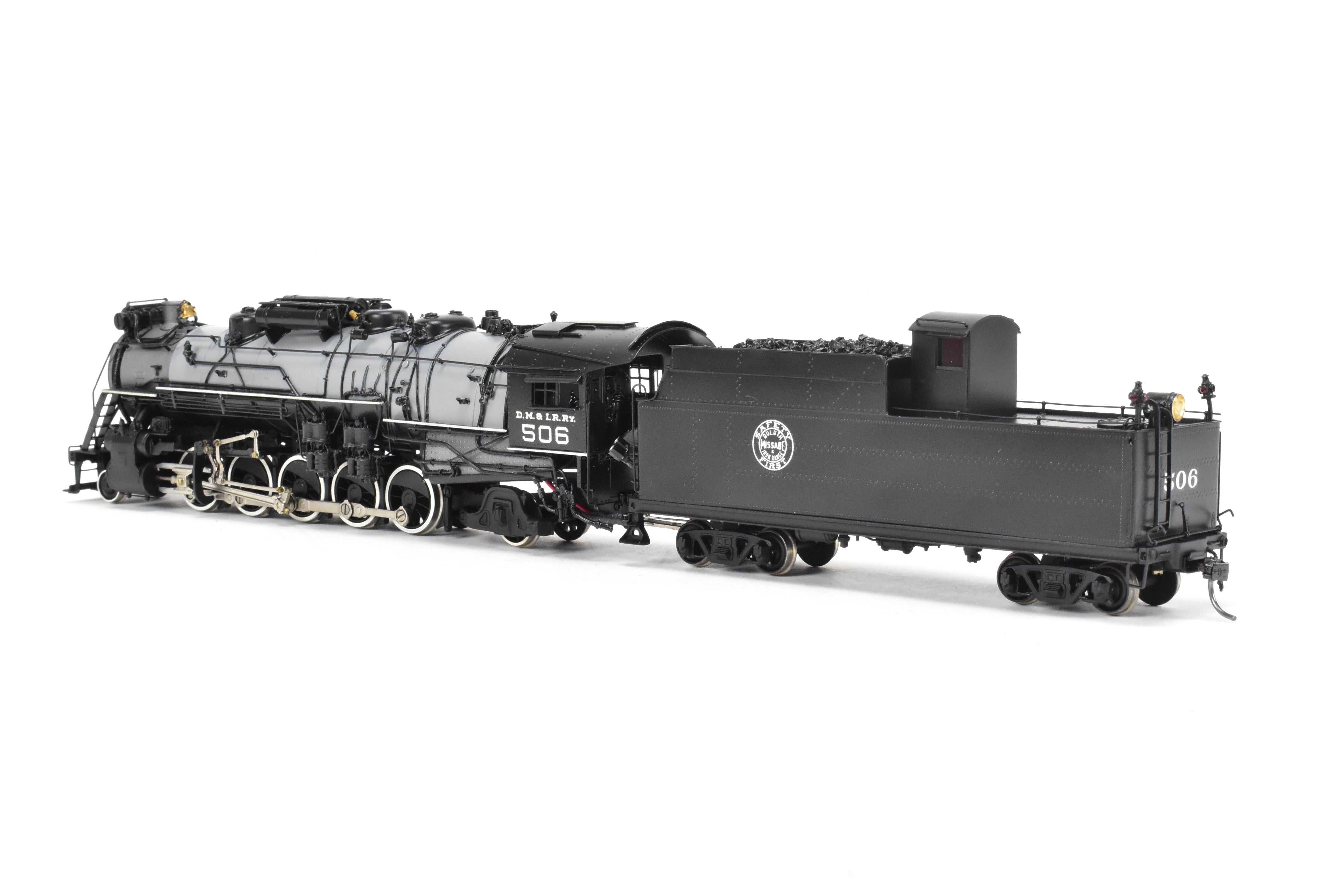HO Scale Brass Key Imports DM&IR 2-10-2 Santa Fe Class E-1 Pro Painted Locomotive No. 506