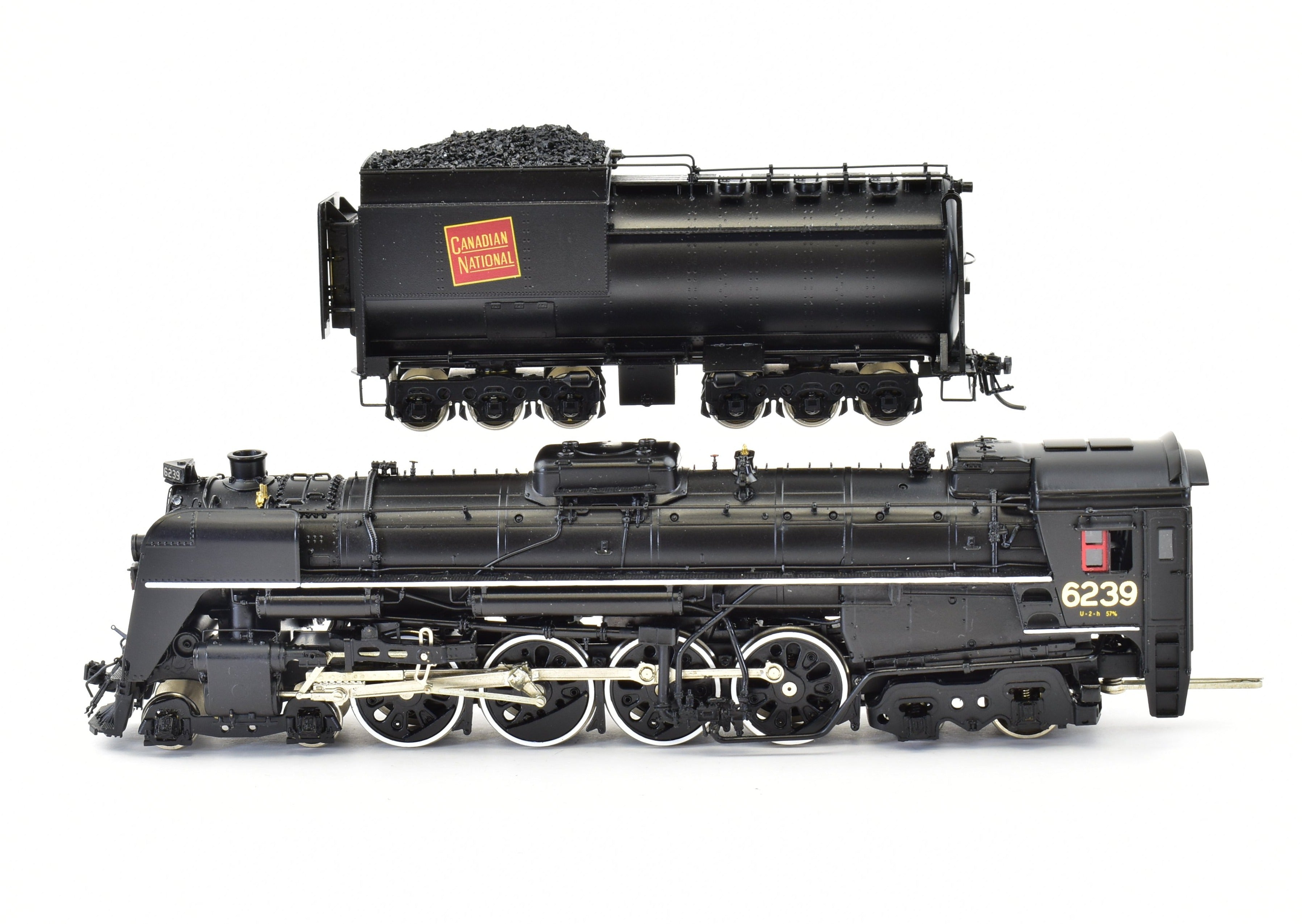 HO Scale Brass Model Train - Van Hobbies CNR (Canadian National Railway) 4-8-4 Class U-2-H Locomotive #6239 FP
