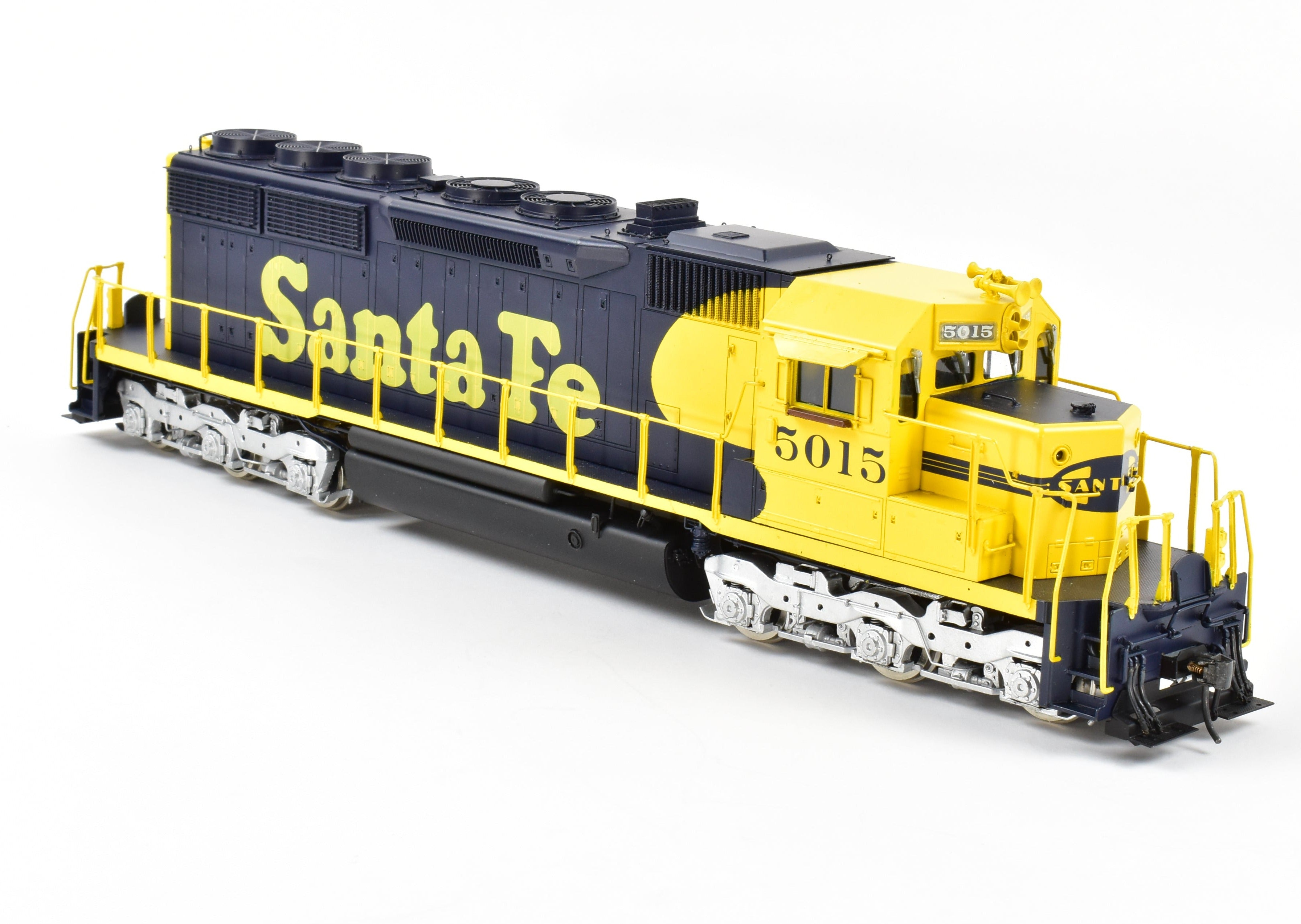 O Gauge Brass Precision Scale Co. ATSF - Santa Fe SD40 - 2 Model Locomotive #5015 with Factory Painting - A Rare Collectible