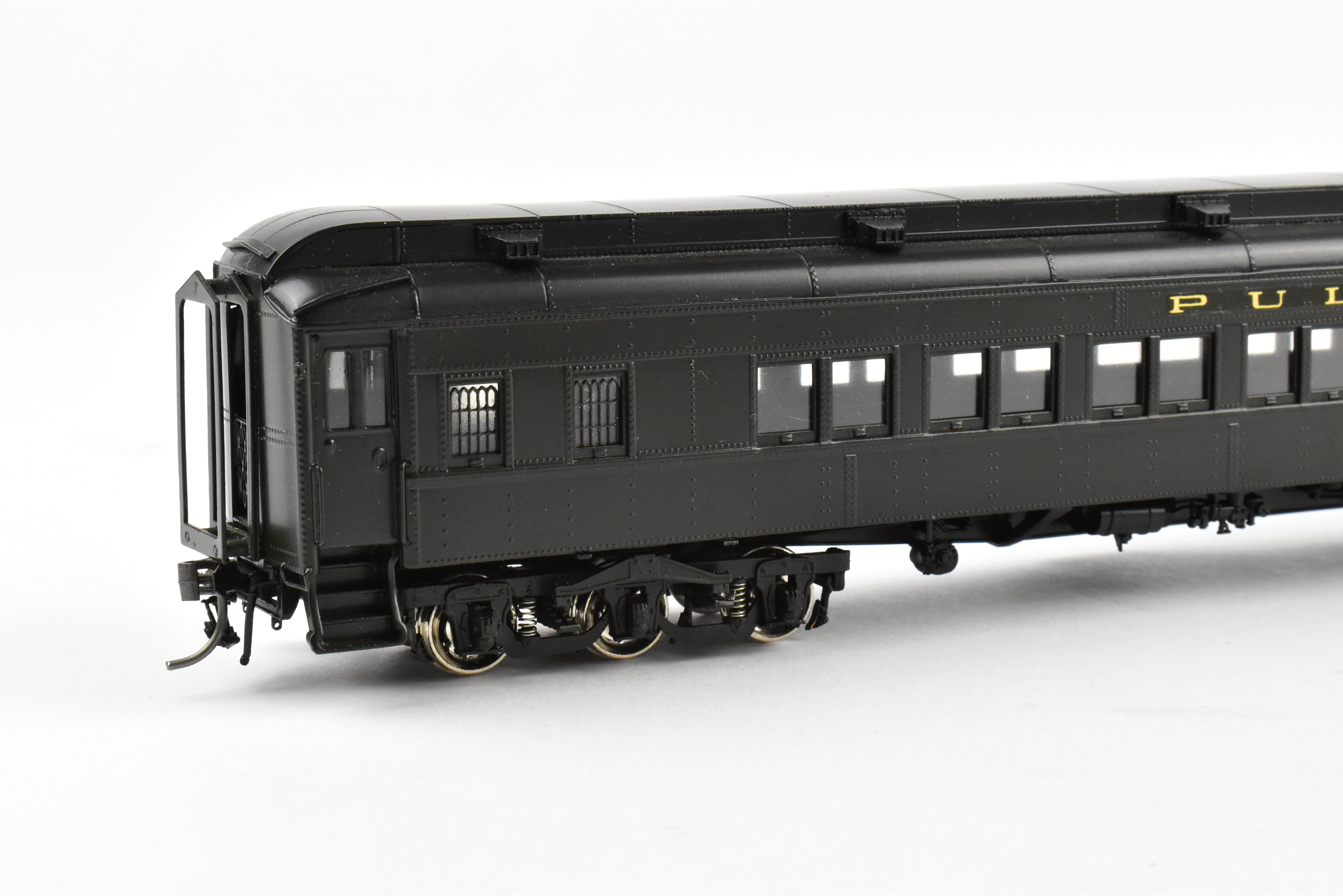 High - Quality HO Scale Brass Precision Scale Co. Pullman 80 - foot Sleeper 16 - Section Tourist Car Model Plan 2412 without Air - Flow Package