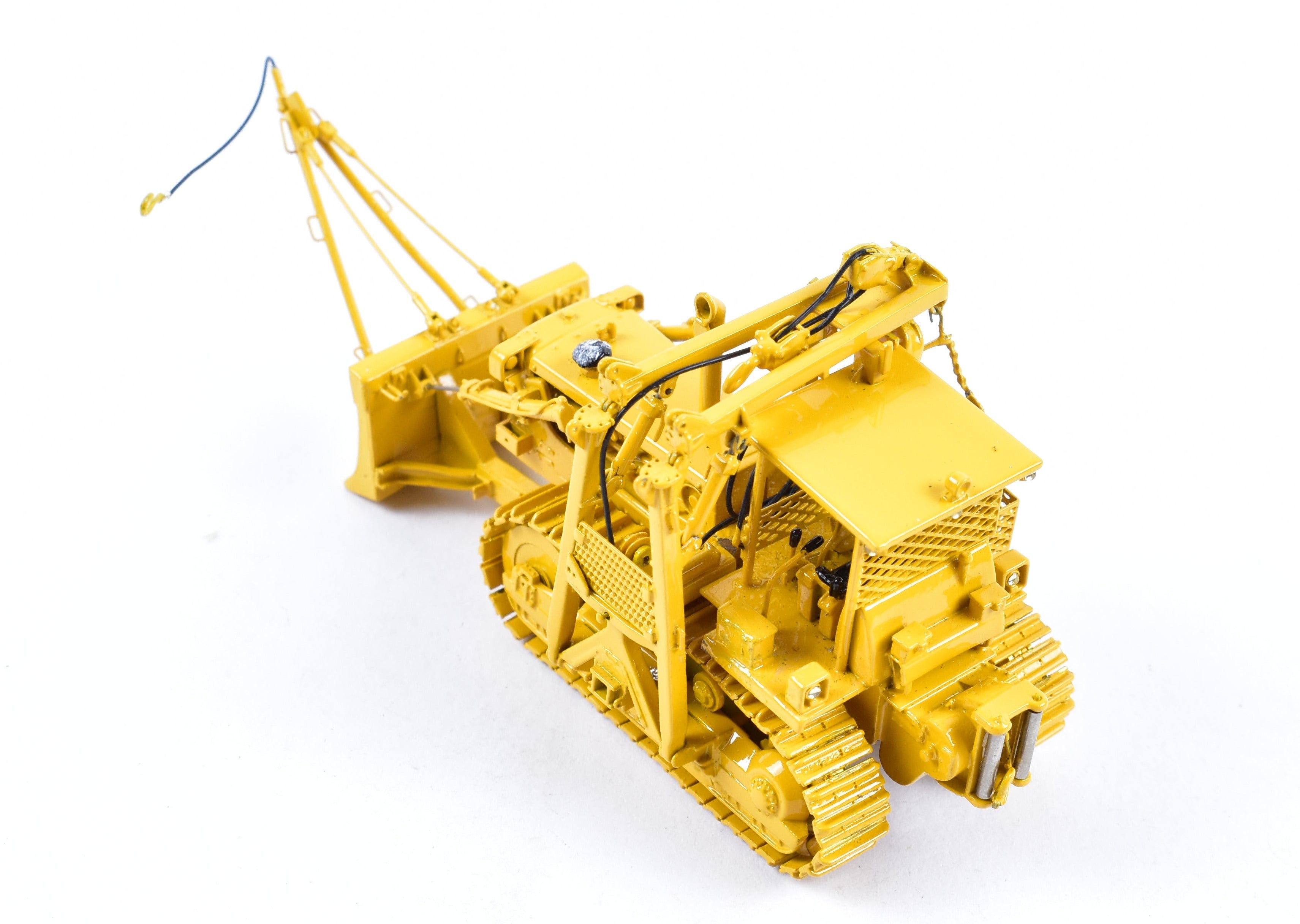 HO Brass OMI Overland D&RGW Pipe Laying Dozer FP in Factory Yellow