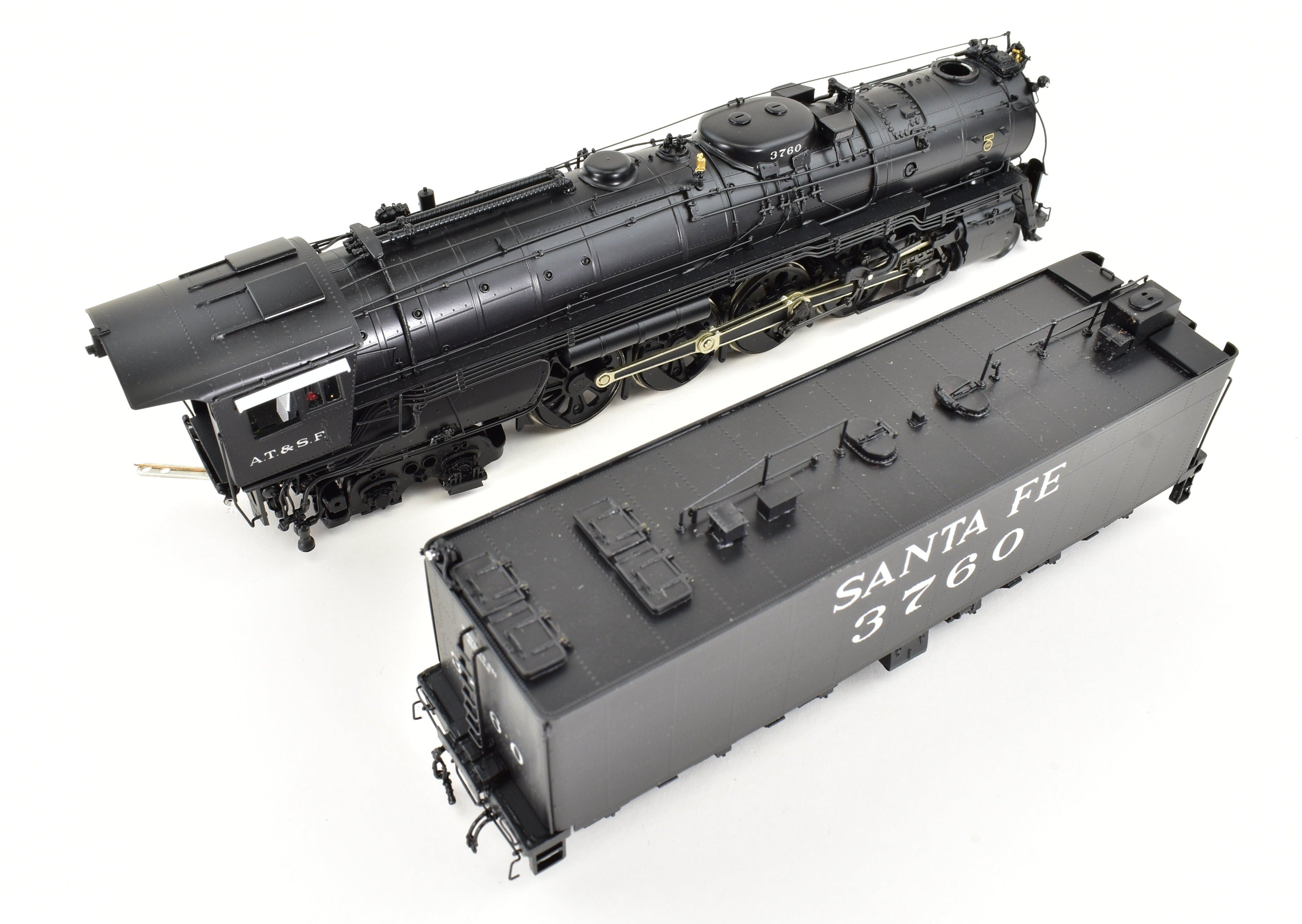 HO Brass Key Imports ATSF - Santa Fe 3751 Class 4-8-4 Modernized FP #3760 Model