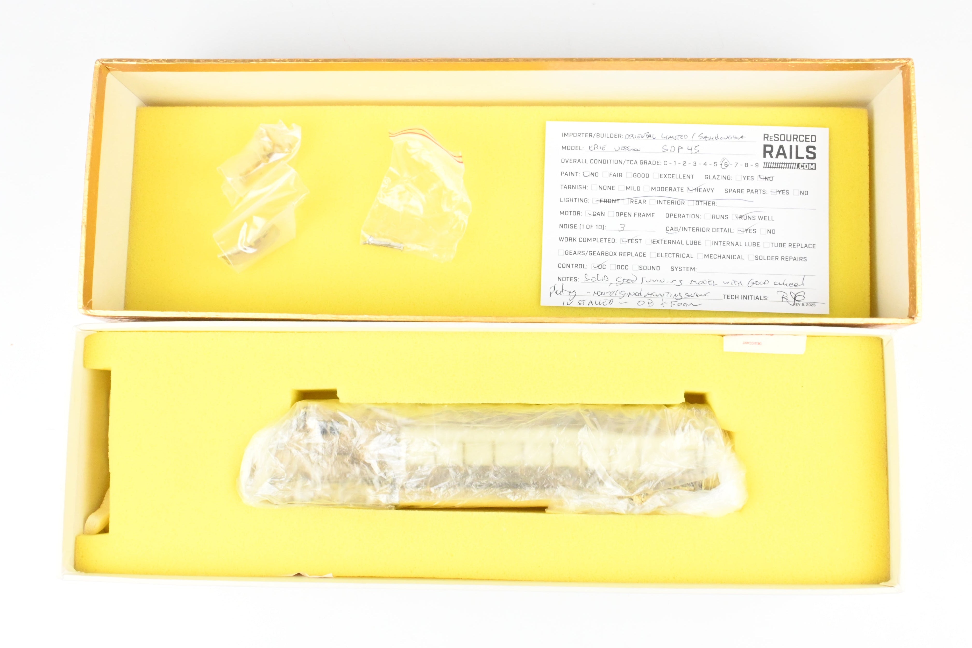 HO Scale Brass Erie Version EMD SDP45 3600 HP Oriental Limited Model