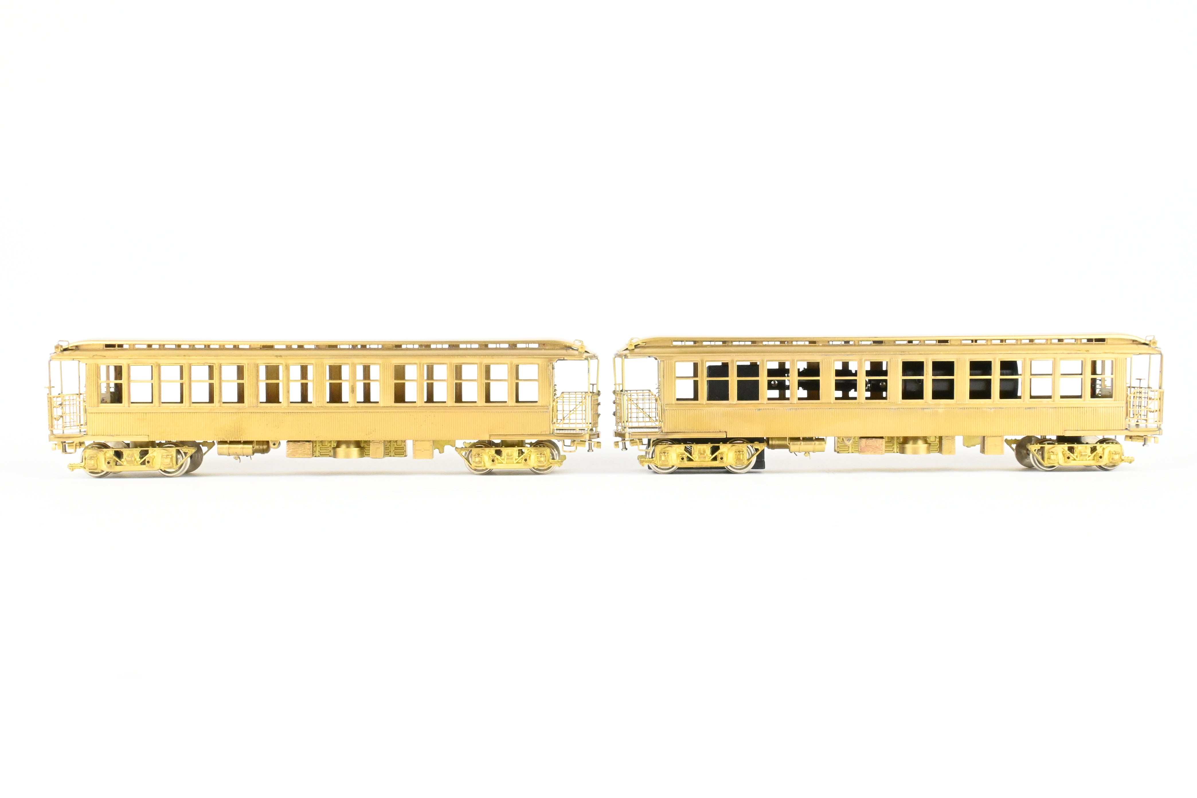 1981 HO Brass WP Car Corp. BRT/BTU Powered & Unpowered Train Cars, C-7 Excellent