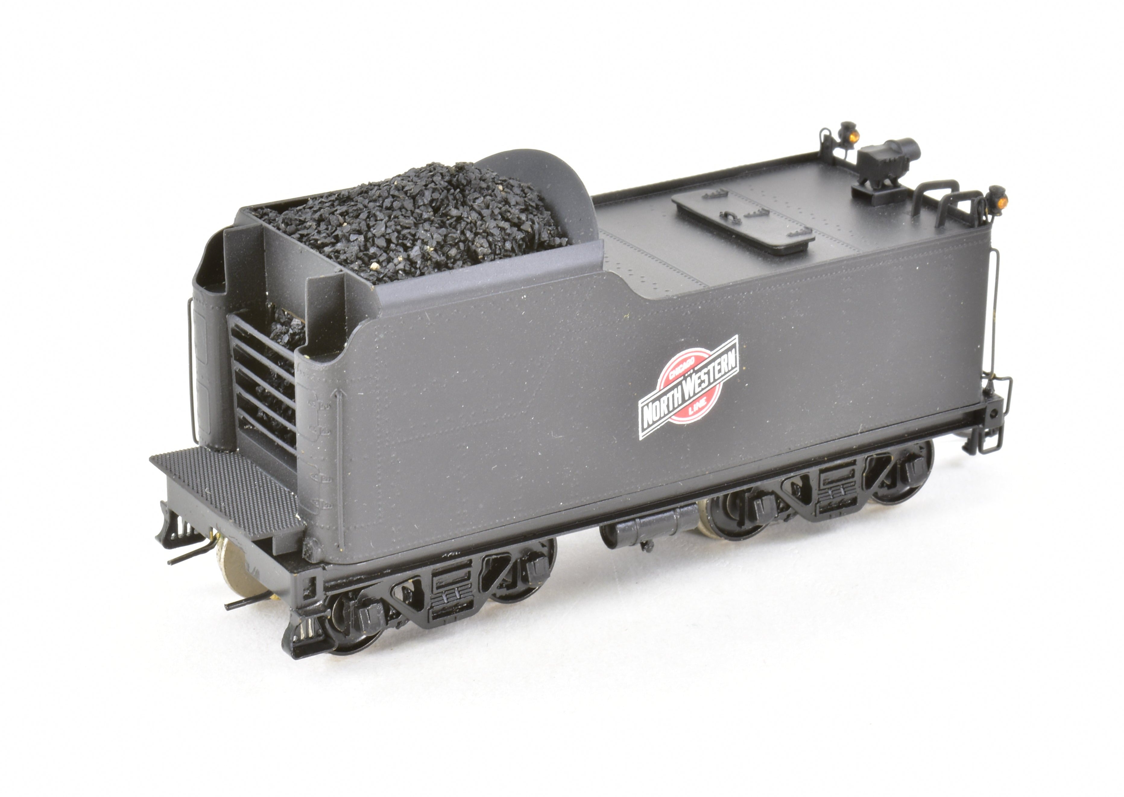 HO Scale Brass Model Train - Overland Models' Chicago & North Western D 4-4-2 Atlantic Professionally Painted Locomotive