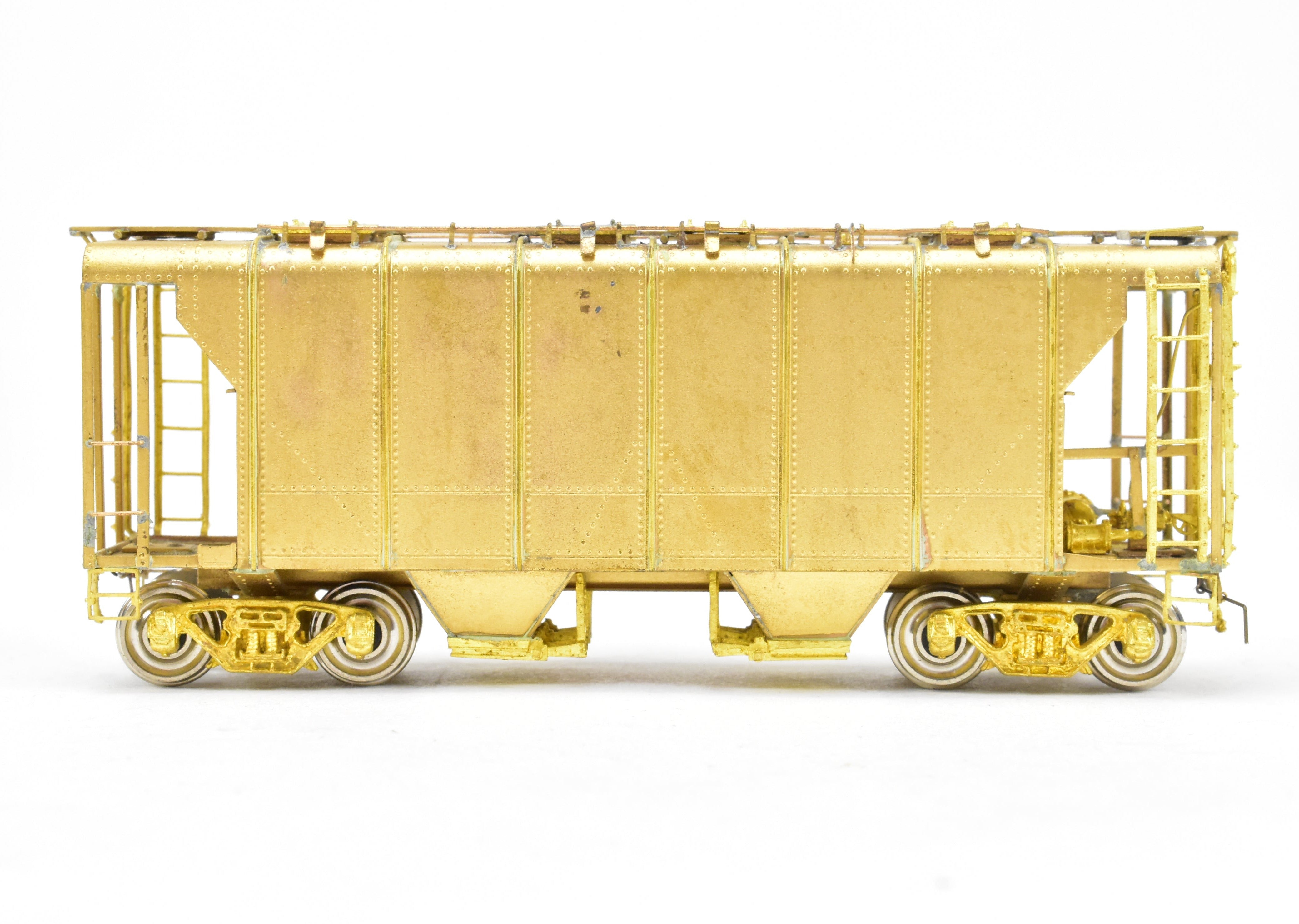 HO Brass OMI B&O N-34 Covered Hopper Wagon with Working Hatches