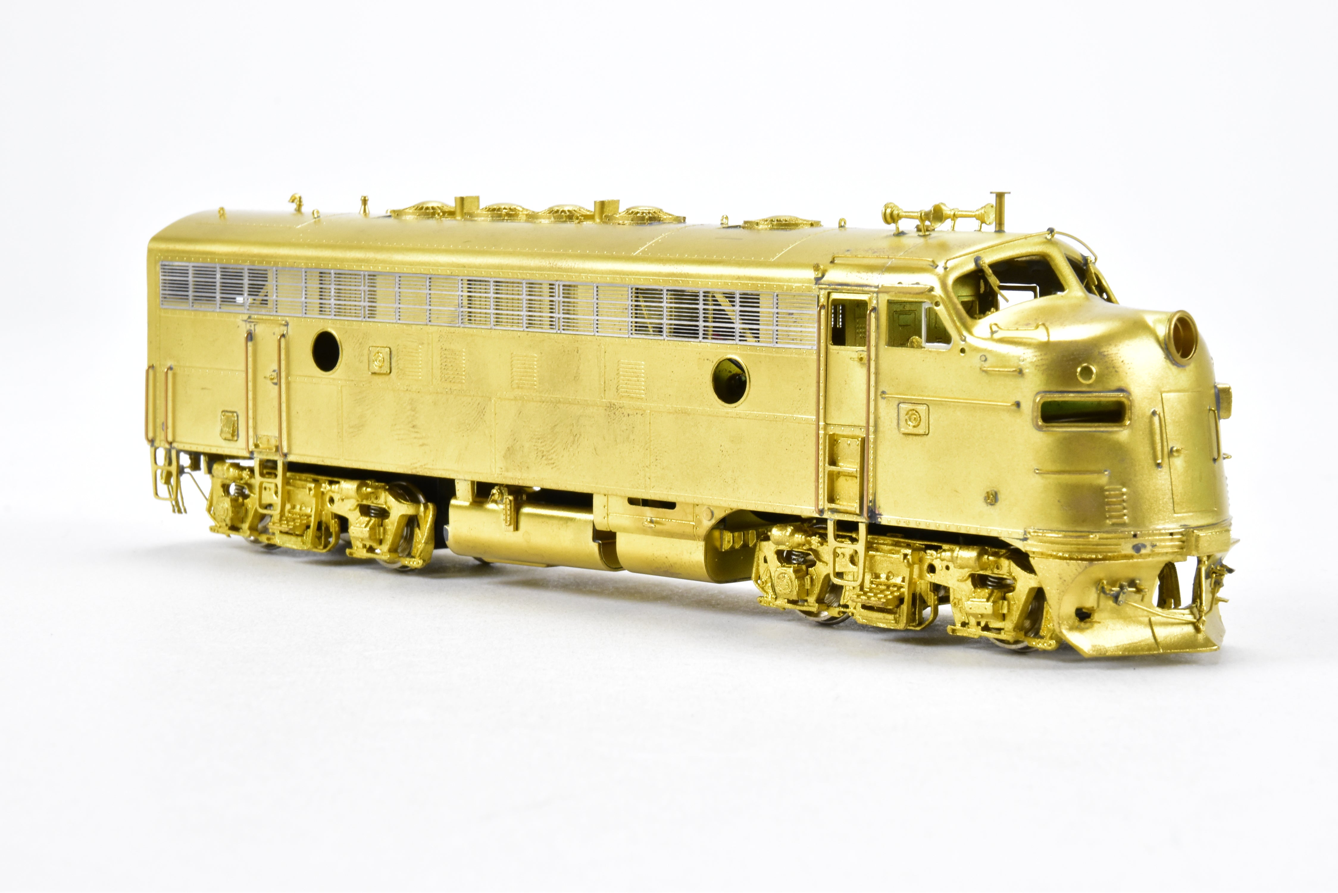 HO Scale Brass Model Train - Overland Models Inc. (OMI) Western Pacific EMD F7A Locomotives Nos. 913, 921 with Snowplow Pilot from the 1970 Era