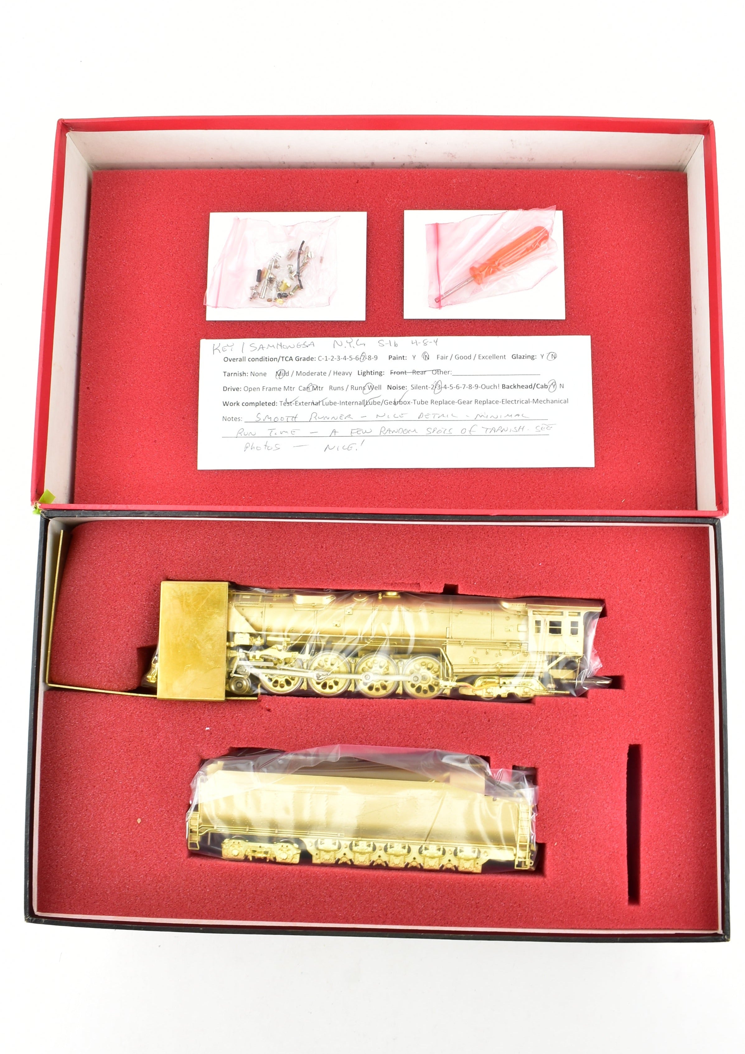 Brass Key Imports NYC - 1980 New York Central S - 1b 4 - 8 - 4 Niagara Model