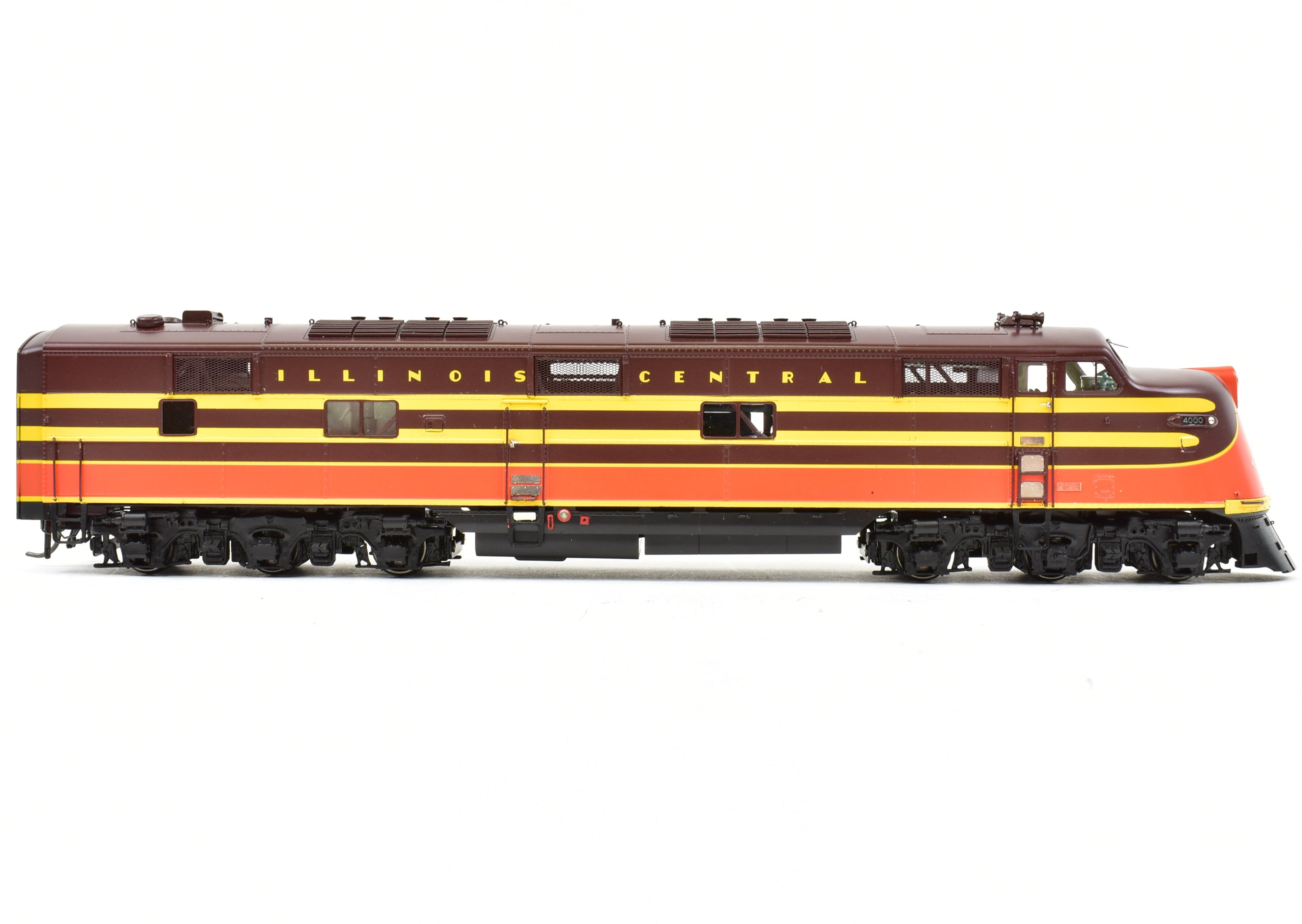 HO Brass Railway Classics IC - 1943 Illinois Central EMD E6 A-Unit City of Miami FP #4000