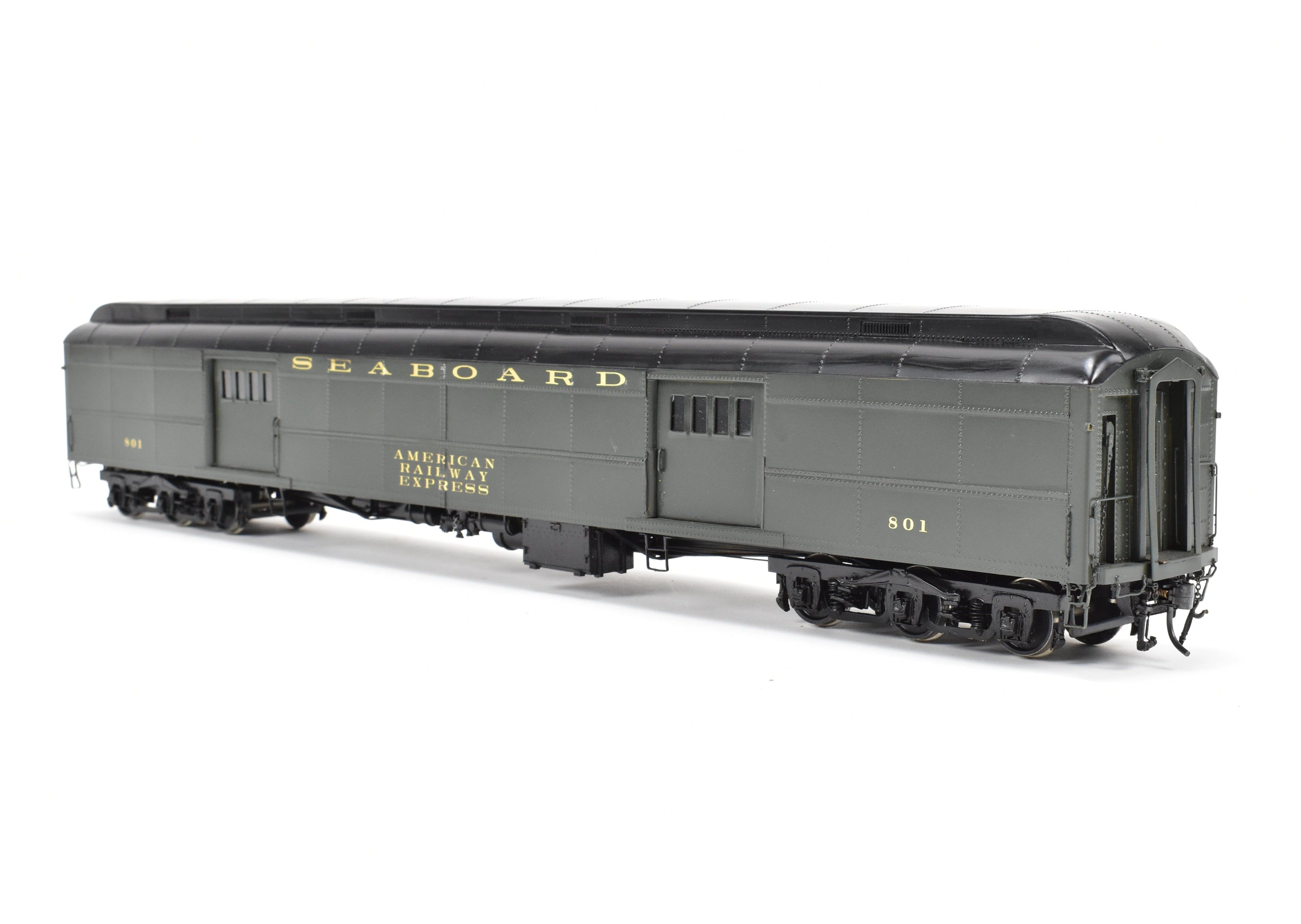 O Scale Brass Model PSC - Precision Scale Co. SAL - Seaboard Air Line Pullman Standard Heavyweight Baggage Car with 74'-6 Double-Doors and Custom Painting
