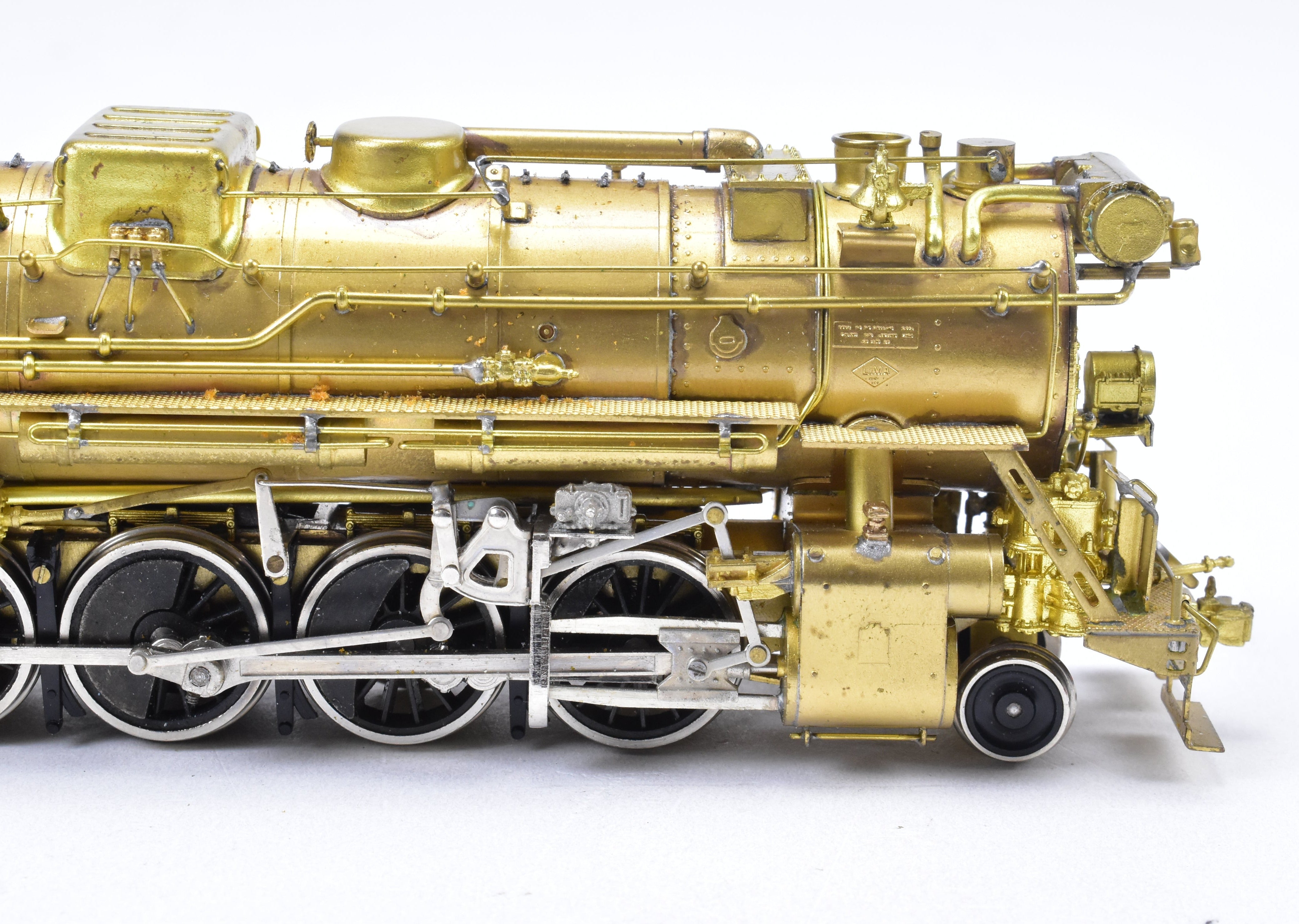 HO Scale Brass NPP Nickel - Plated Boston & Albany Class A - 1b 2 - 8 - 4 with Added Details