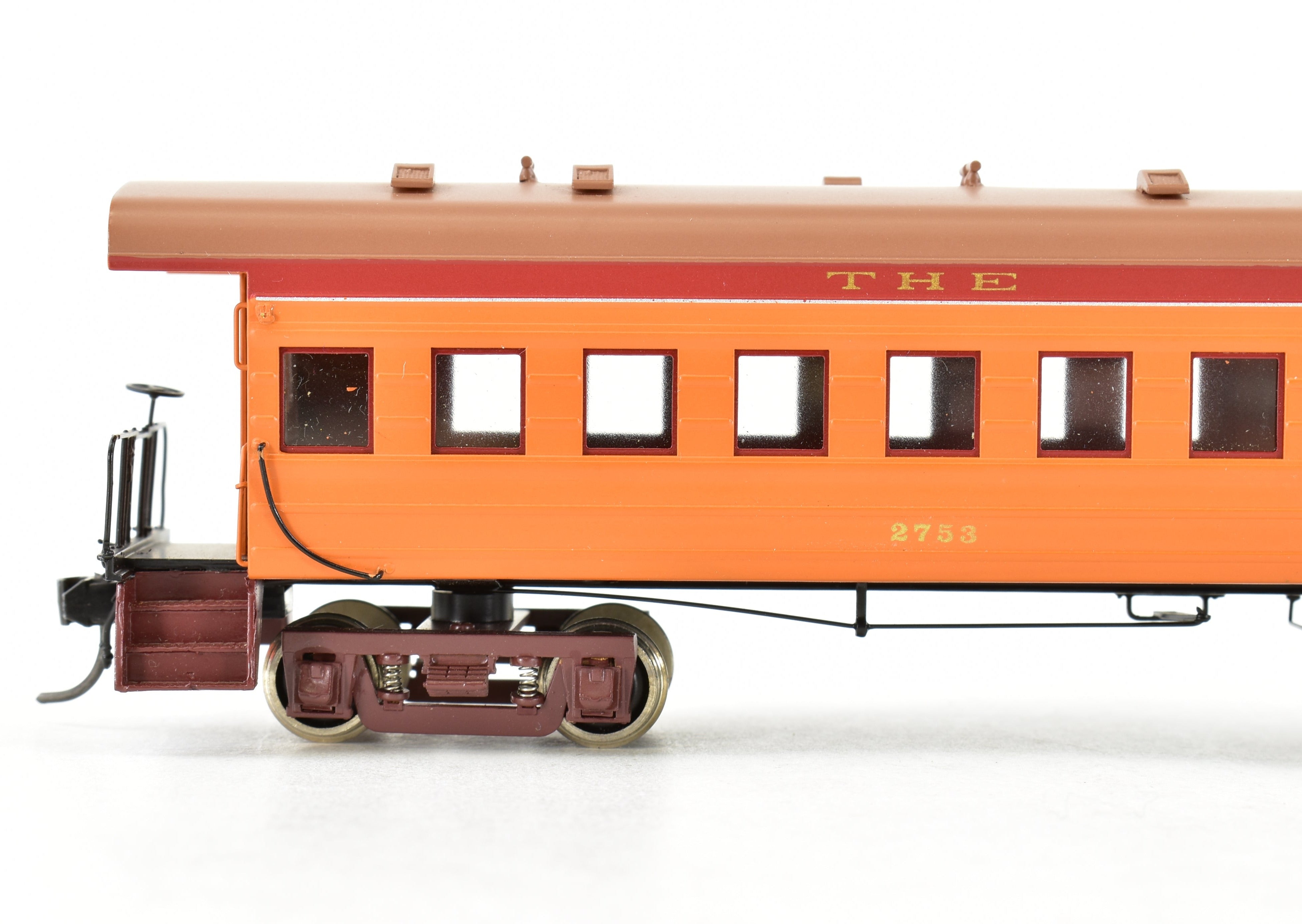 HO Scale Brass Milwaukee Road Branchline Express Mail Car by Precision Scale Co., Factory Painted