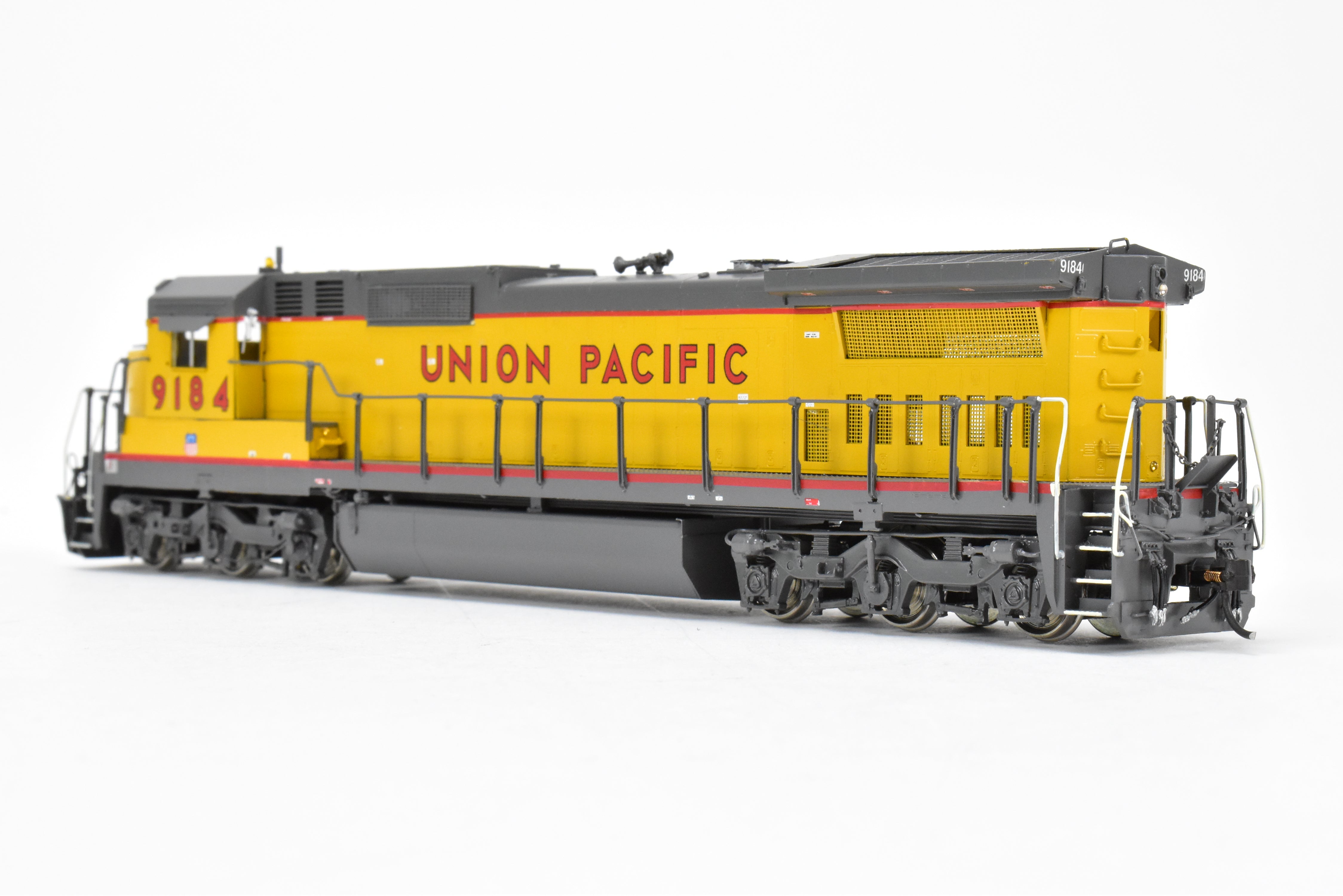 HO Scale Brass Union Pacific GE Dash 8 - 40C Locomotive Model by Overland Models, Inc. Custom Painted with Road Number 9184