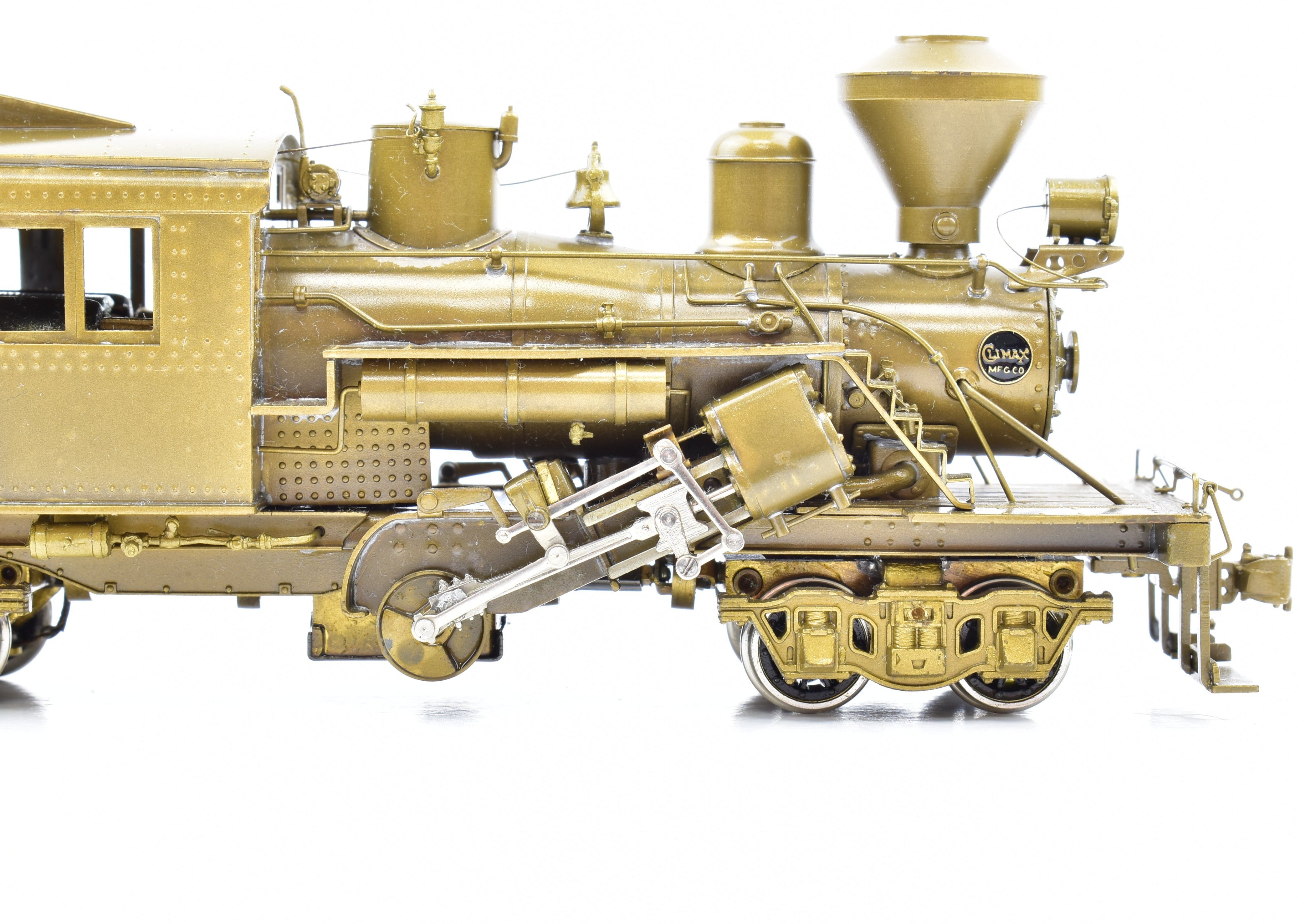 1980 HO Brass PFM - United Hillcrest Lumber Co. 3-Truck Logging Climax Geared Locomotive