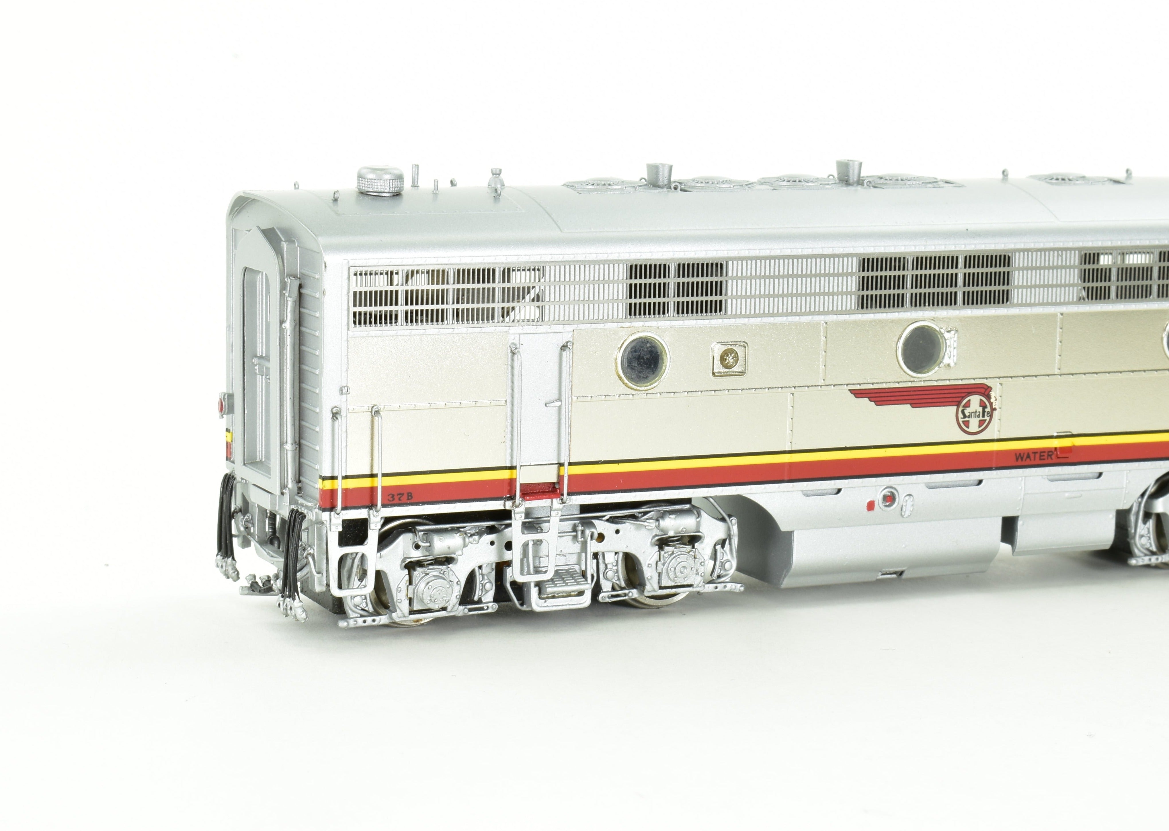 High - Quality HO Scale Brass Diesel Locomotive CON CIL - Challenger Imports ATSF Santa Fe Passenger Service EMD F7 A/B/B/A Set with Factory Painting and Plating