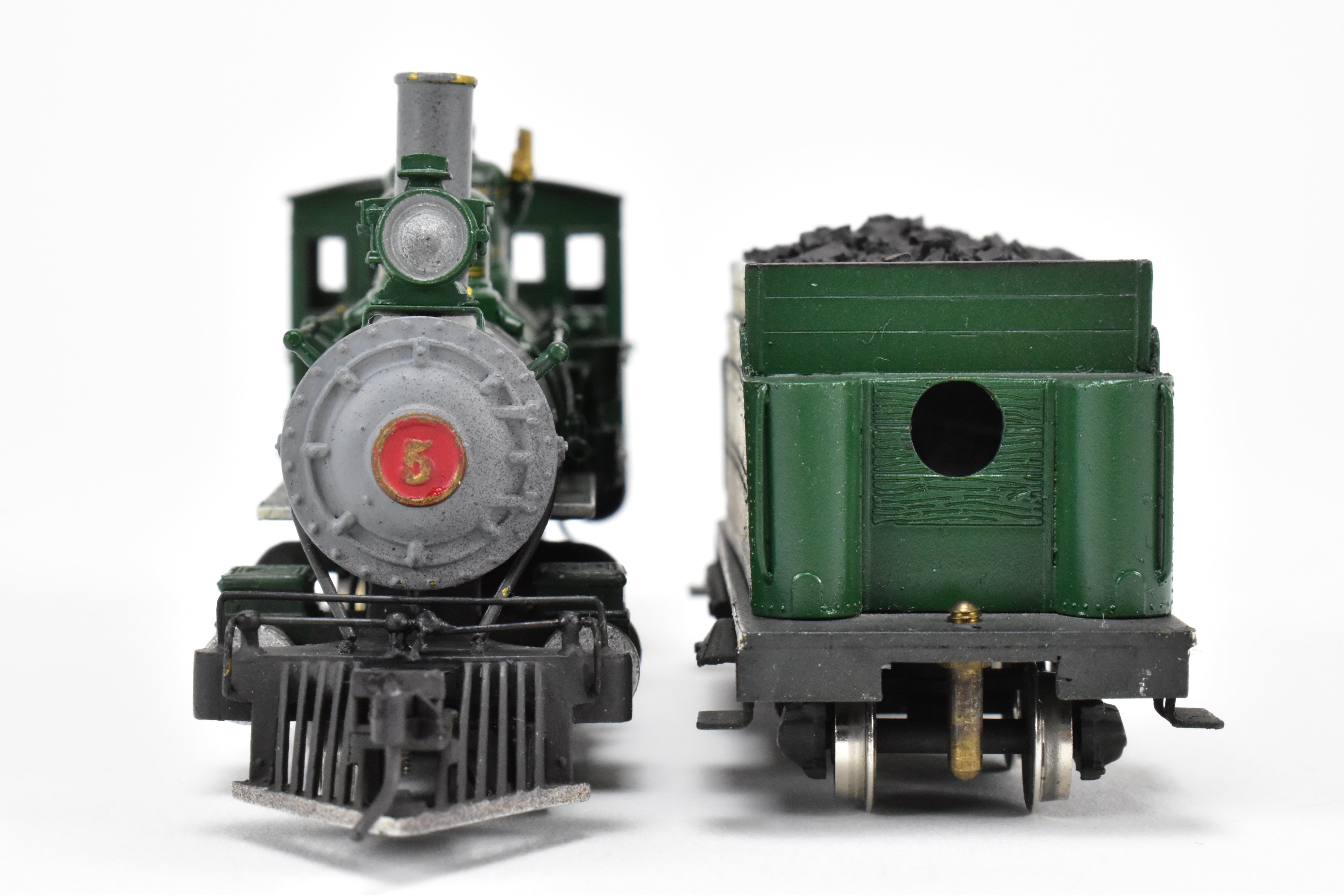 HOn3 Scale Brass Balboa D&RGW - Denver & Rio Grande Western T-12 4-6-0 Custom Built Locomotive with CP Private Road SG&S #5 and FED Tender, Featuring Can Motor Upgrade (AS-IS Condition)