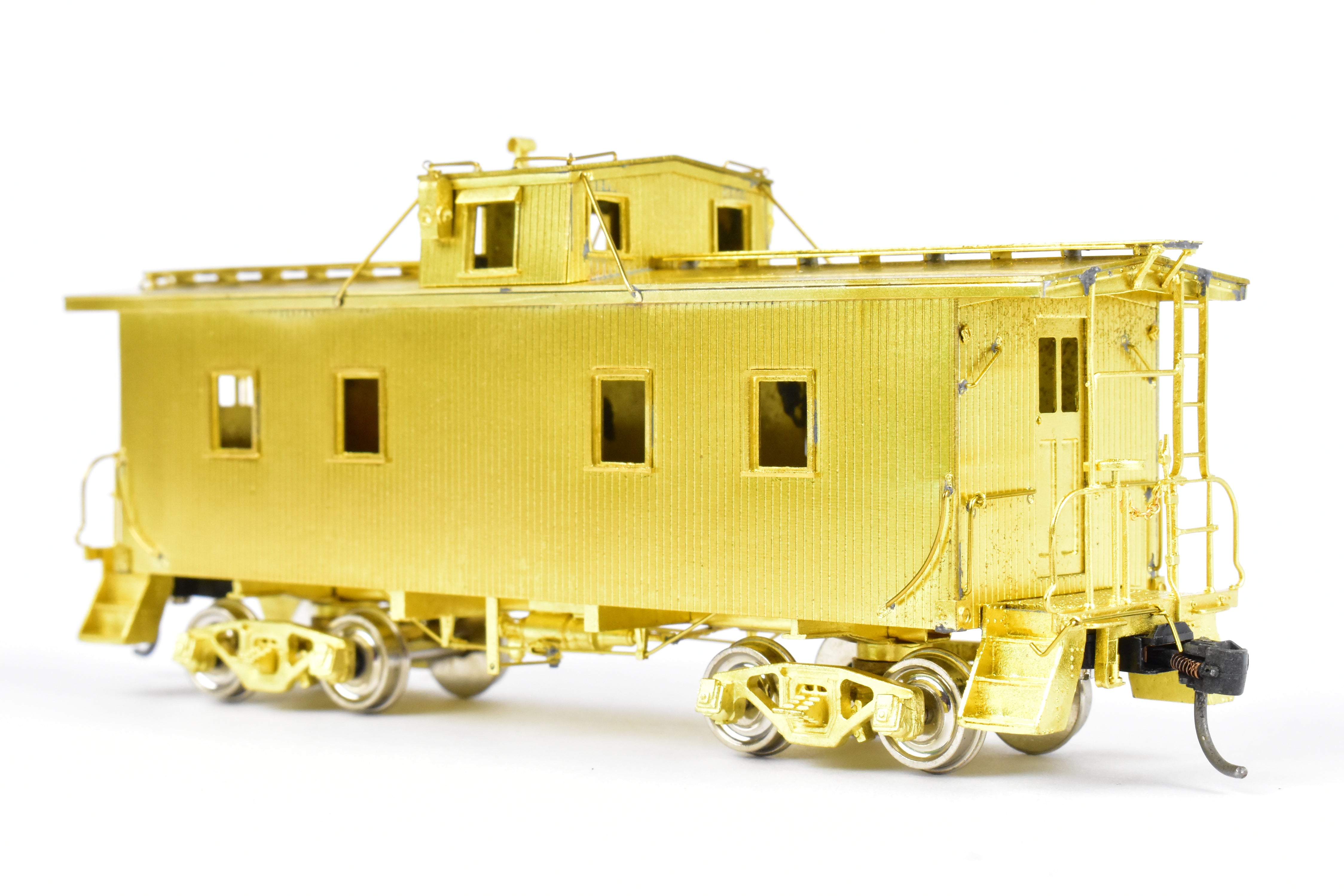 1990 HO Brass NKP Nickel Plate Road Wood Caboose by OMI Overland Models
