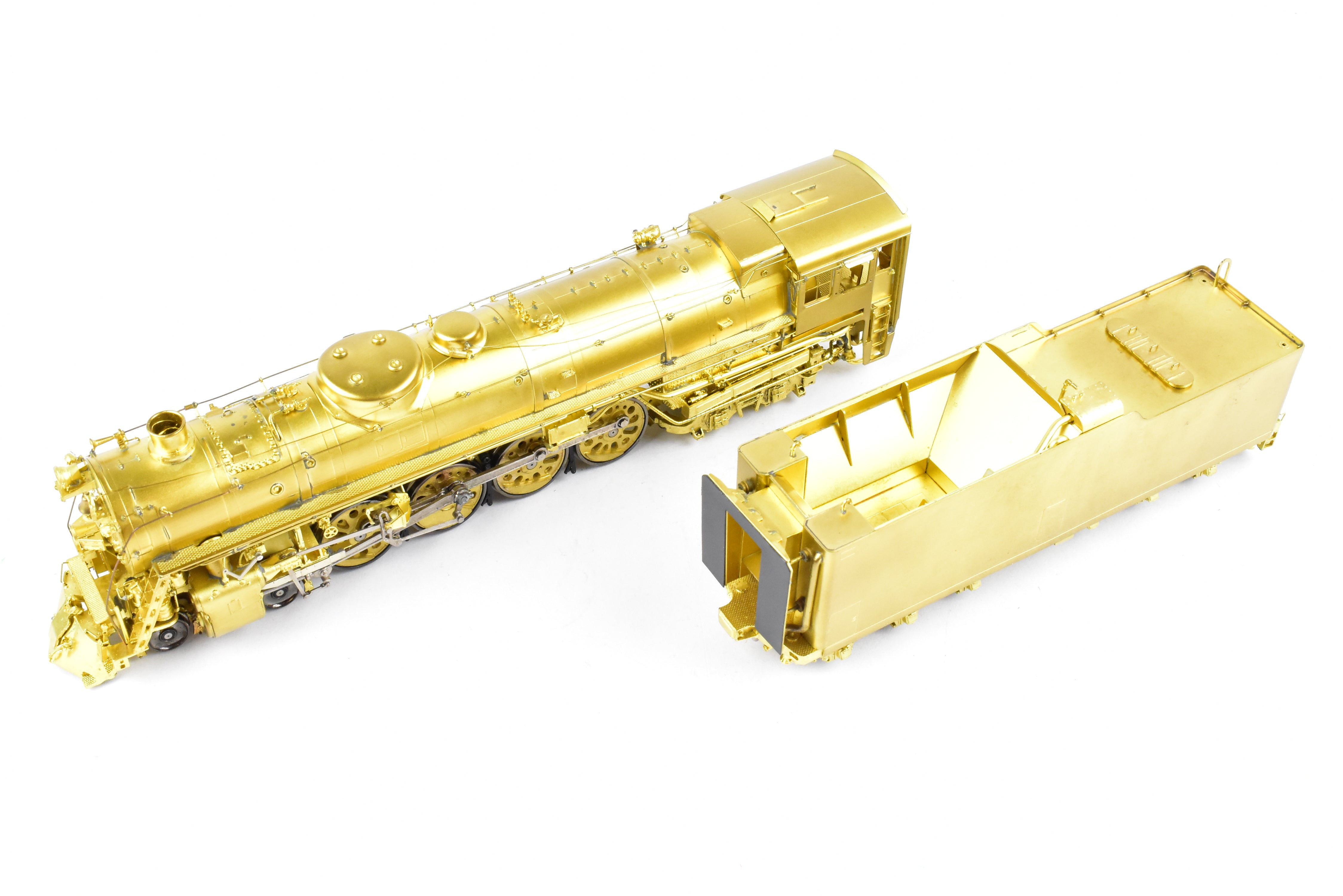 HO Scale Brass Model Train - Overland Models, Inc. MILW - Milwaukee Road S2a Class 4-8-4 Steam Locomotive with Squared Boiler Front, as Rebuilt, Close Domes