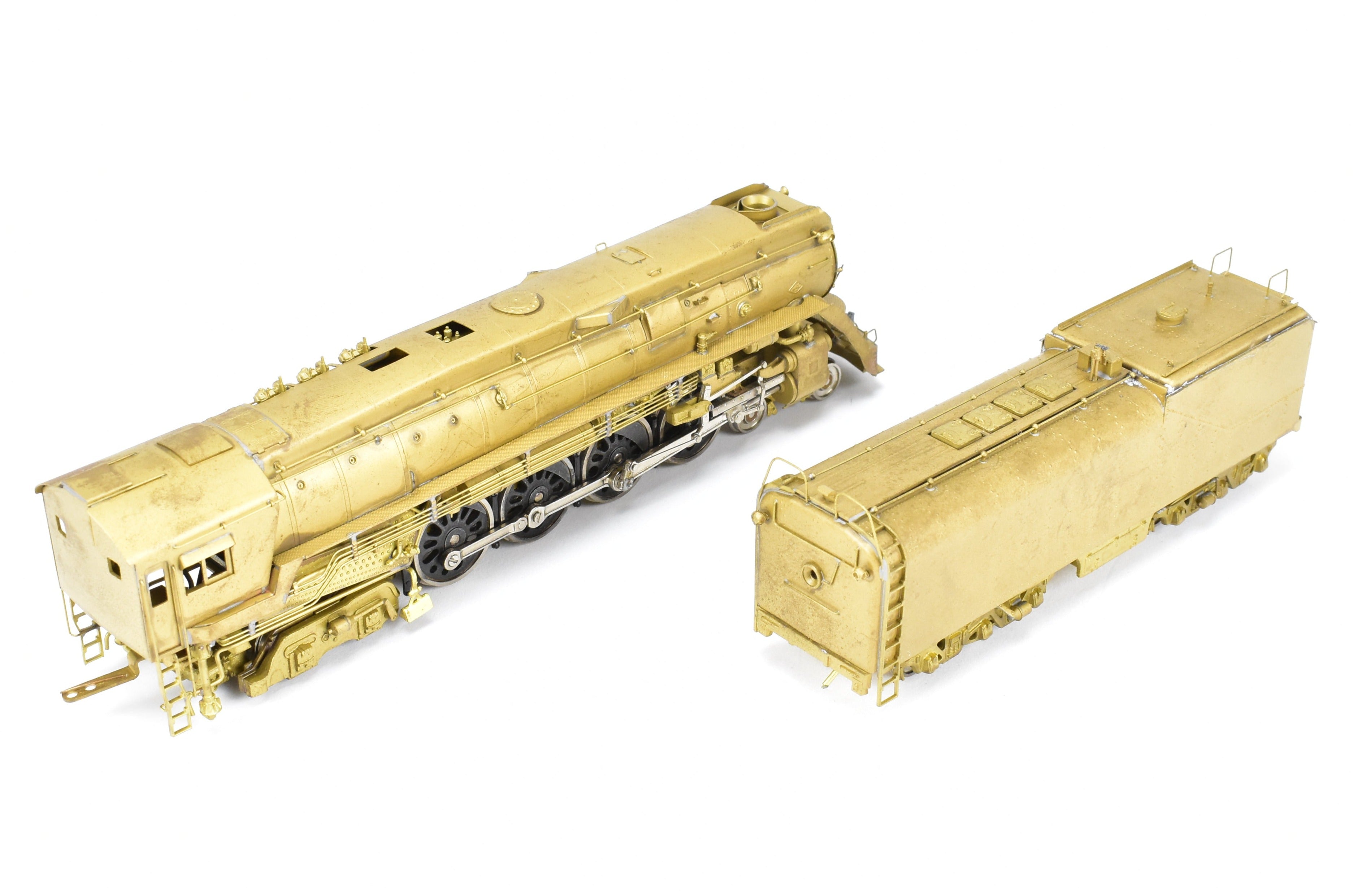 HO Scale Brass Balboa Southern Pacific GS - 4 4 - 8 - 4 Steam Locomotive Model with Detachable Skirts