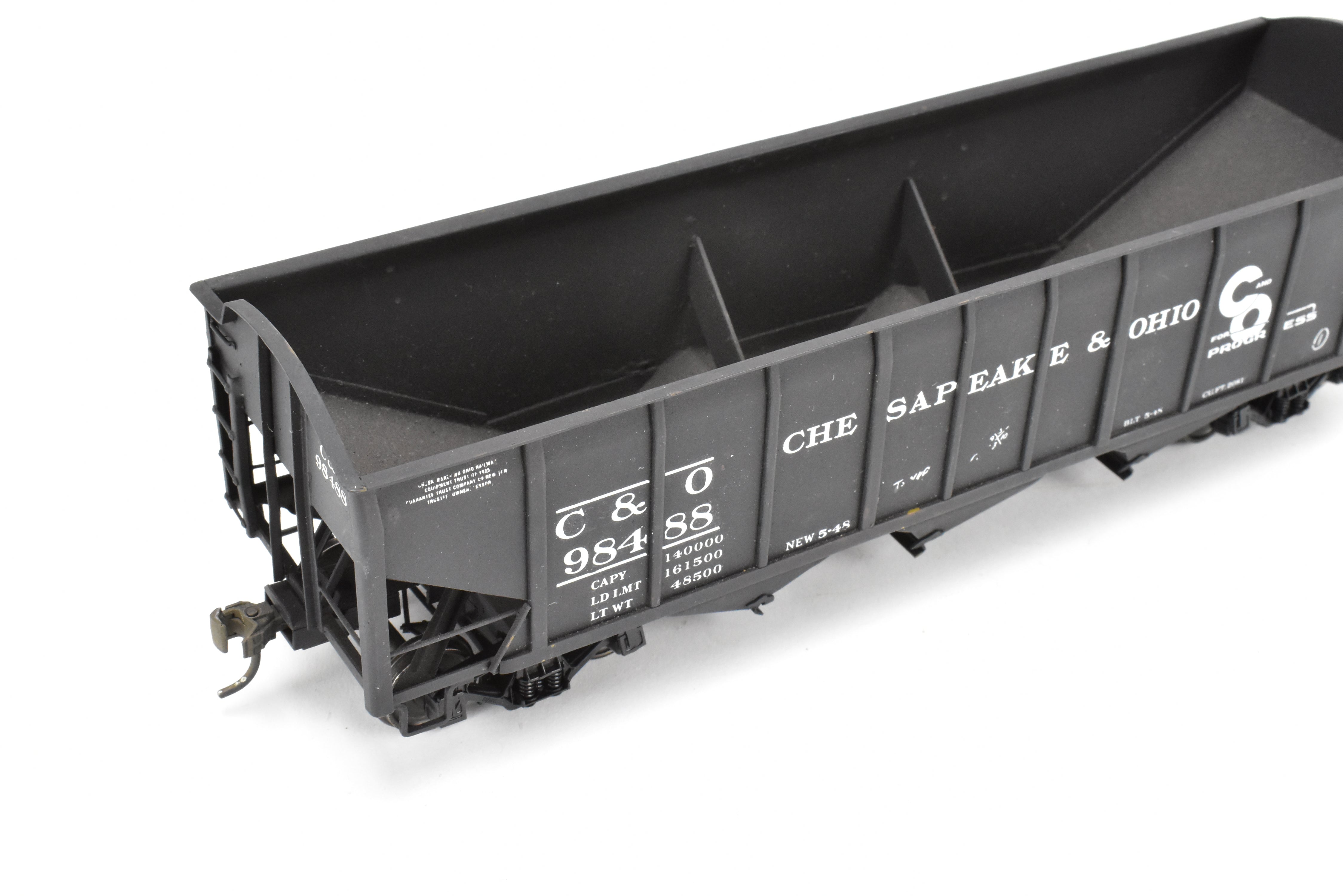 O Scale Custom Painted C&O Brass US Hobbies ACF Welded Triple Hopper #98488