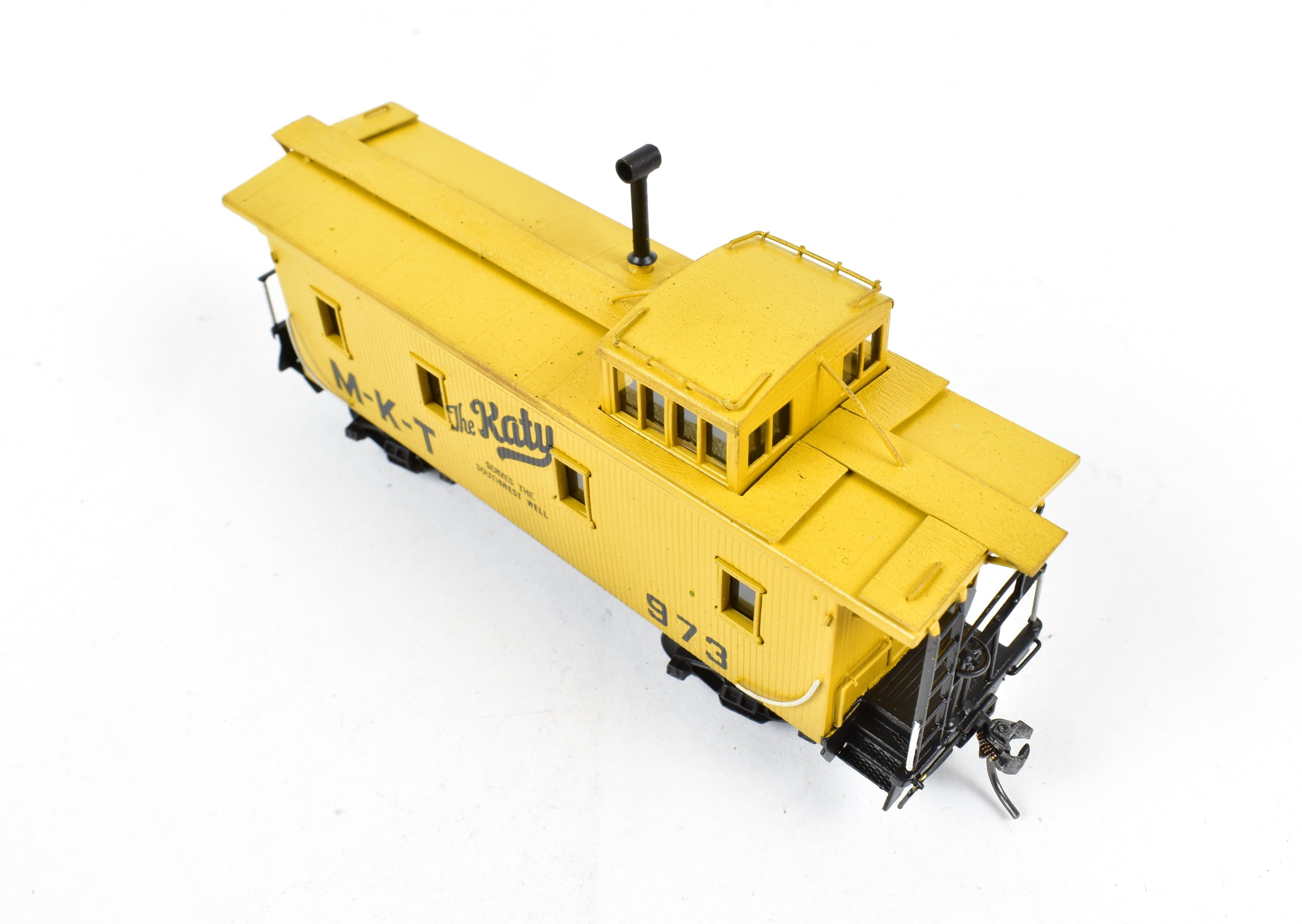 Hallmark Models HO Brass Missouri Kansas Texas Katy Wood Sheathed Caboose, No Original Box