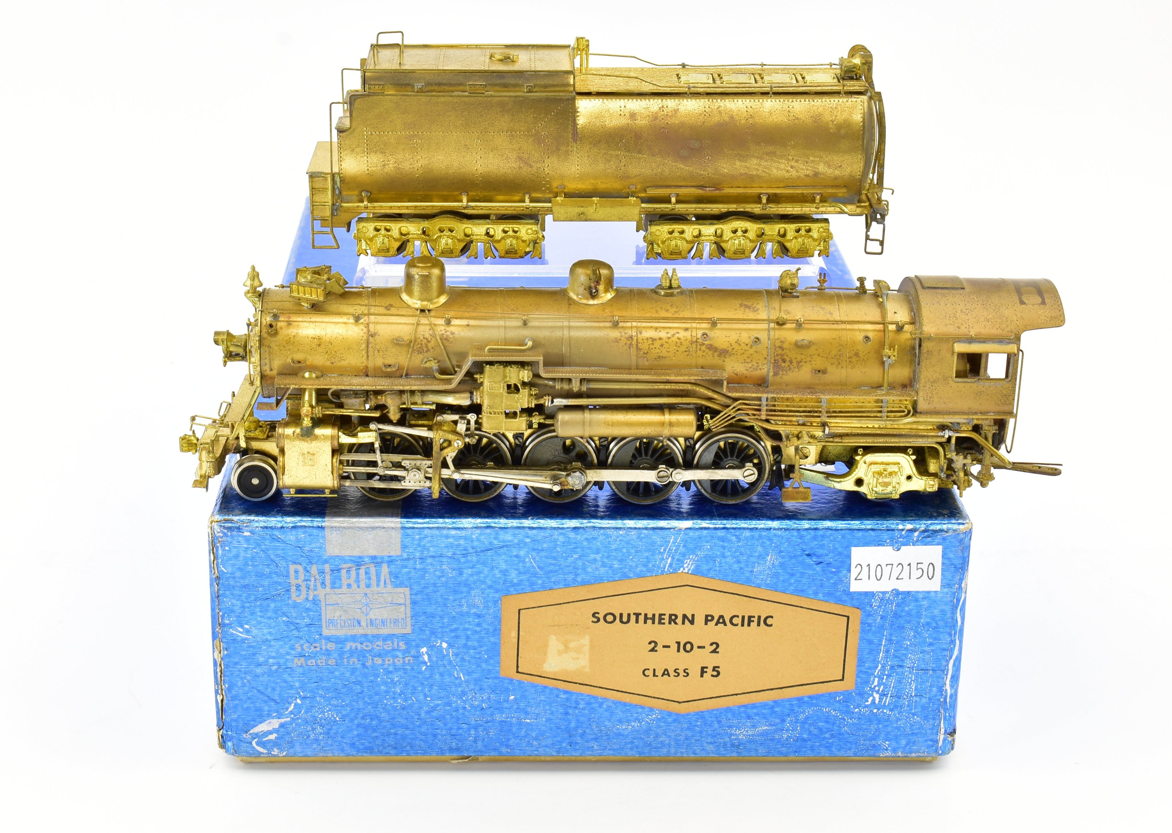 HO Scale Brass Balboa Southern Pacific F5 2-10-2 Locomotive Model