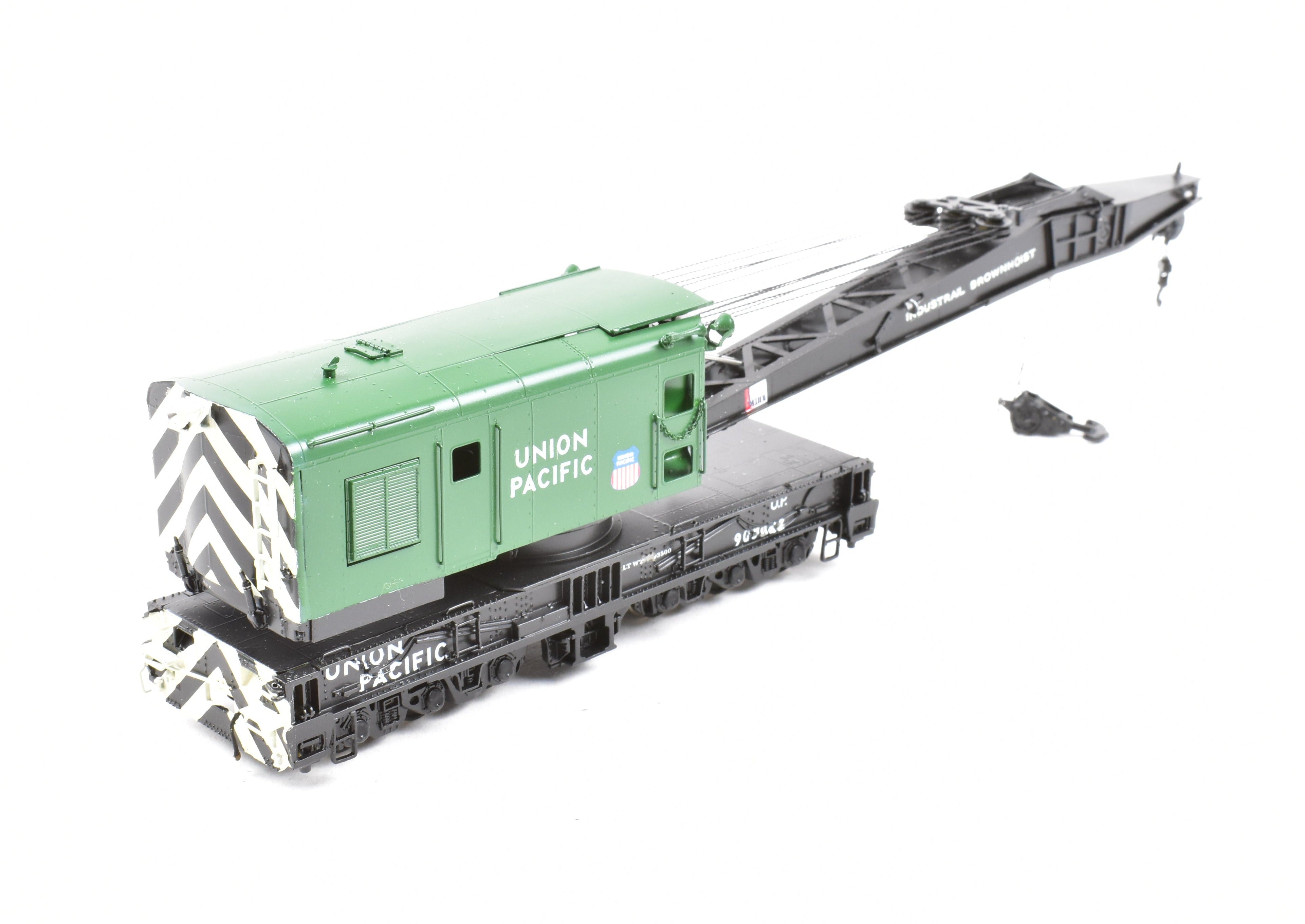 HO Brass OMI Union Pacific 200-Ton Crane Custom Painted by Overland Models