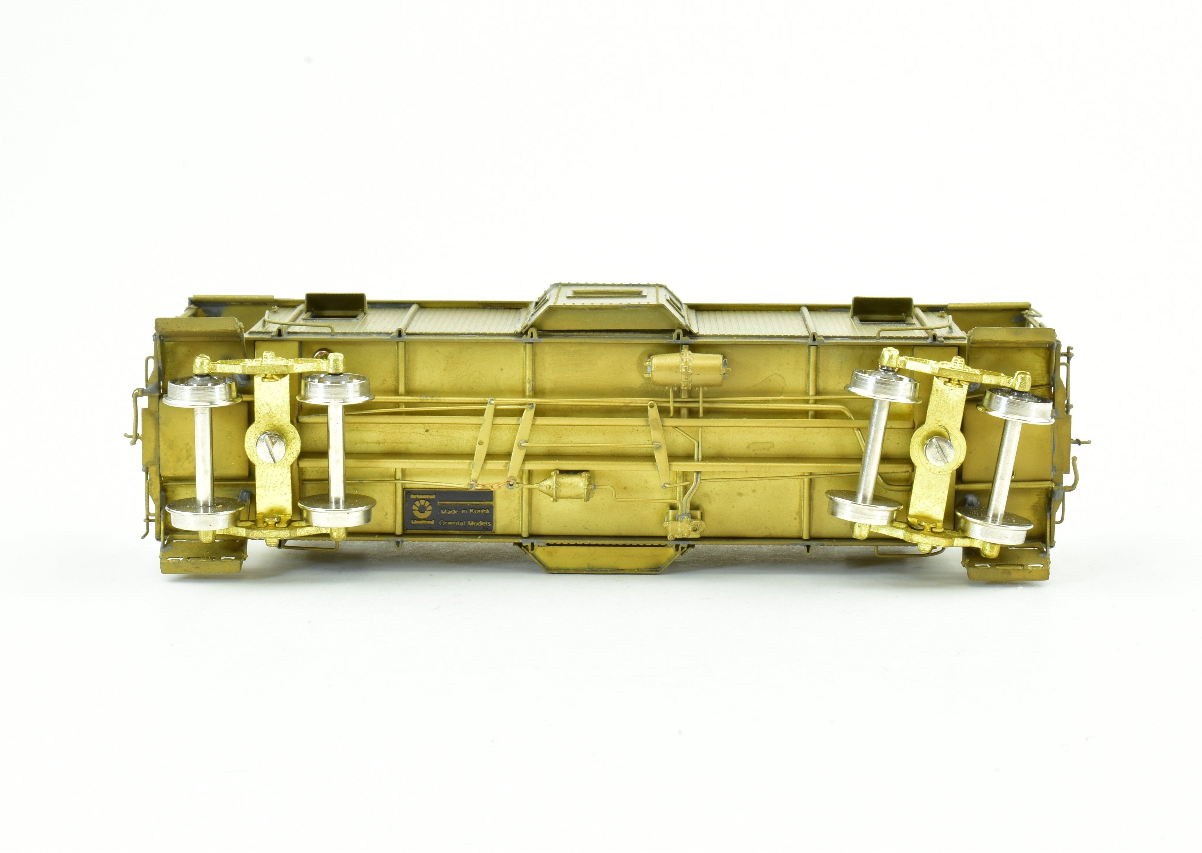 HO Scale Brass Oriental Limited Baltimore & Ohio I-13 Wood Bay Window Caboose Model Train Collectible