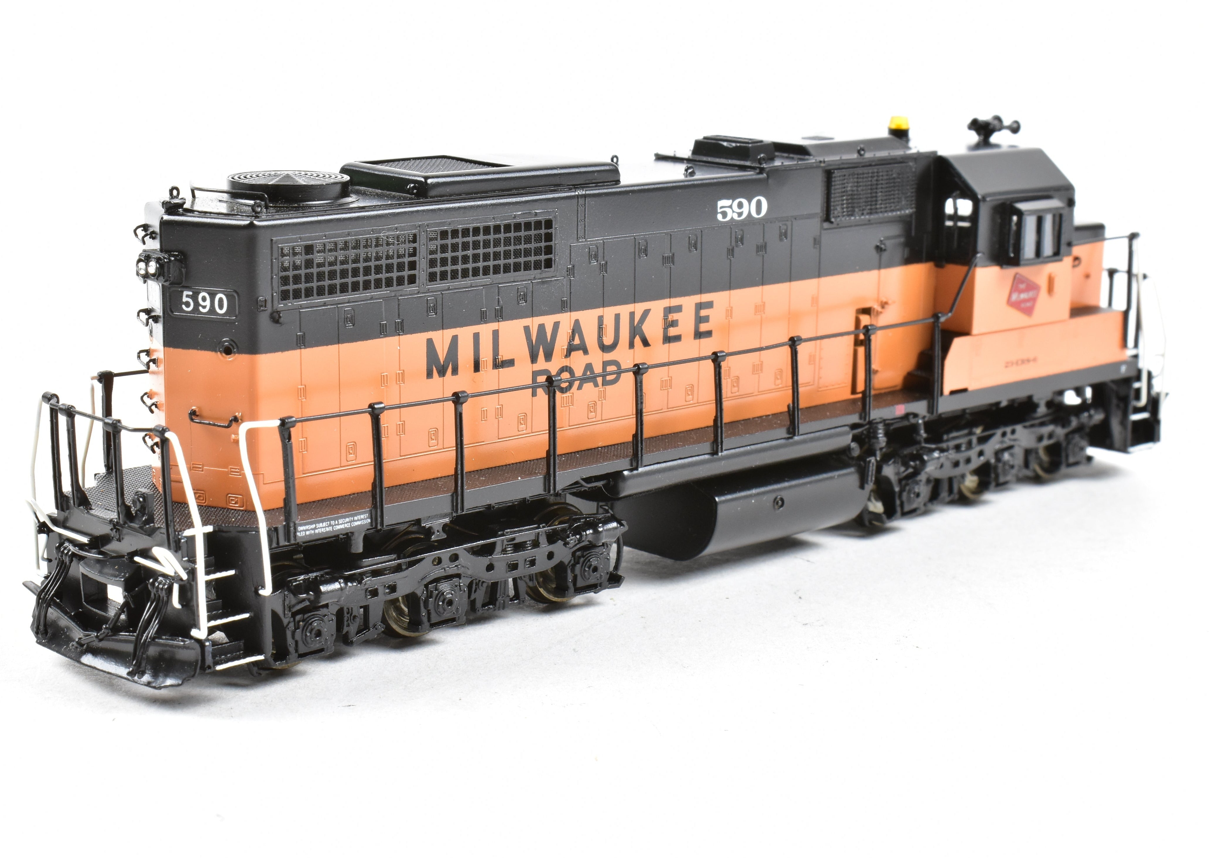 HO Scale Brass Locomotive - Overland Models, Inc. MILW - Milwaukee Road EMD SDL39 Factory Painted and Numbered 590