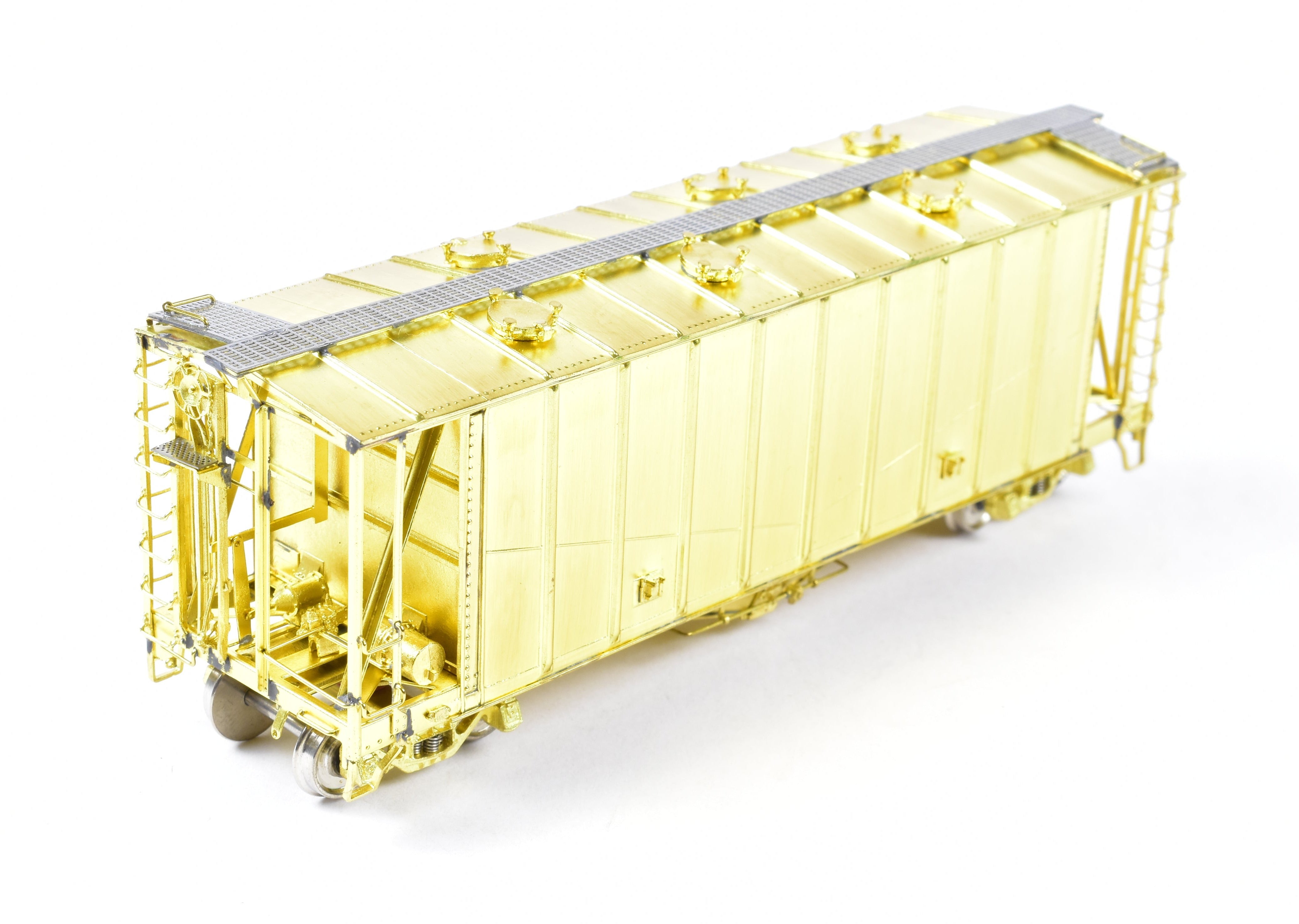 HO Scale Brass Airslide Covered Hopper Model by Overland Models, Inc. (OMI) for Various Roads