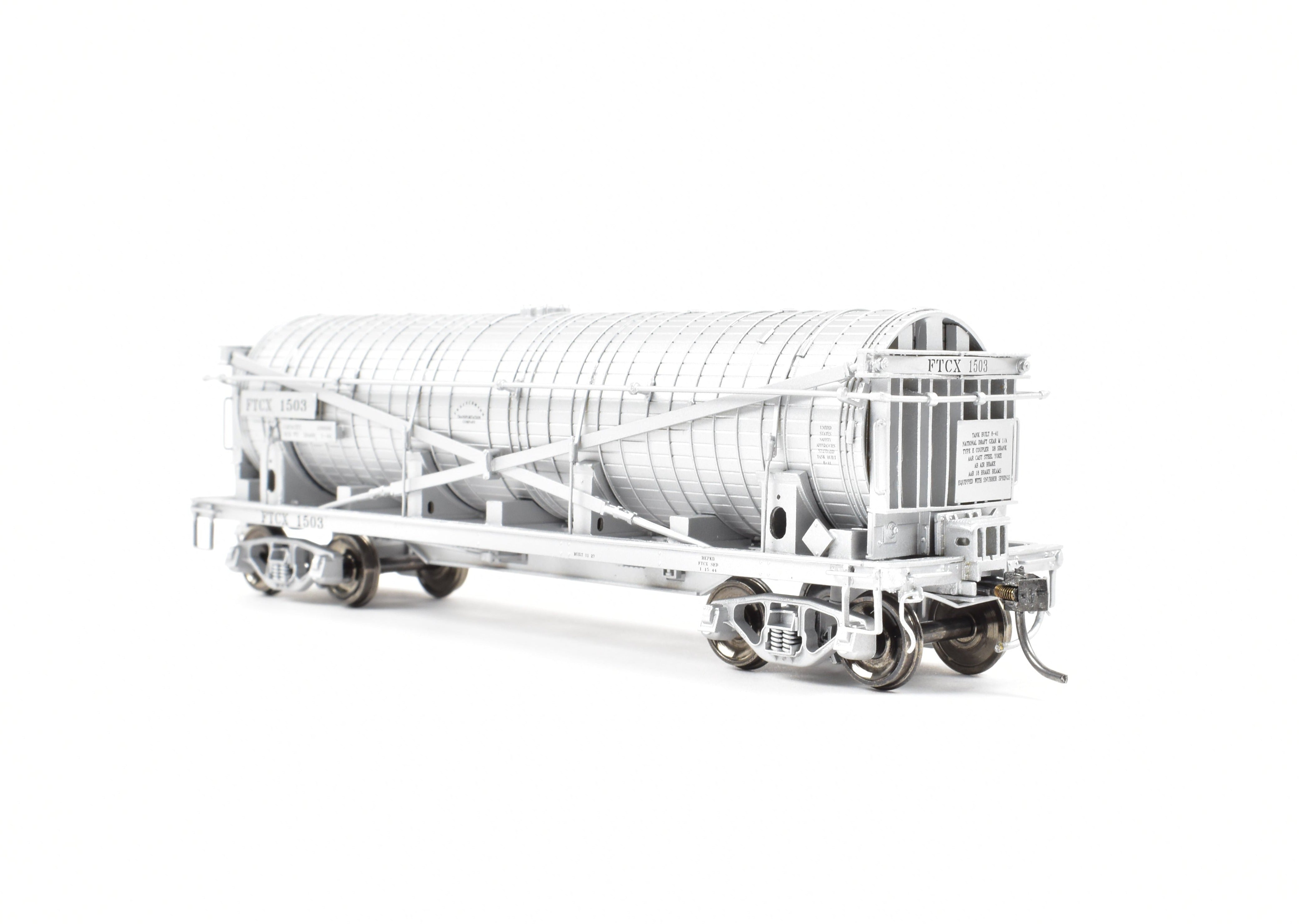 HO Scale New Brass Model Car for North Bank Line with Various Roads - FTCX 1503 Fleishman's Vinegar Brand