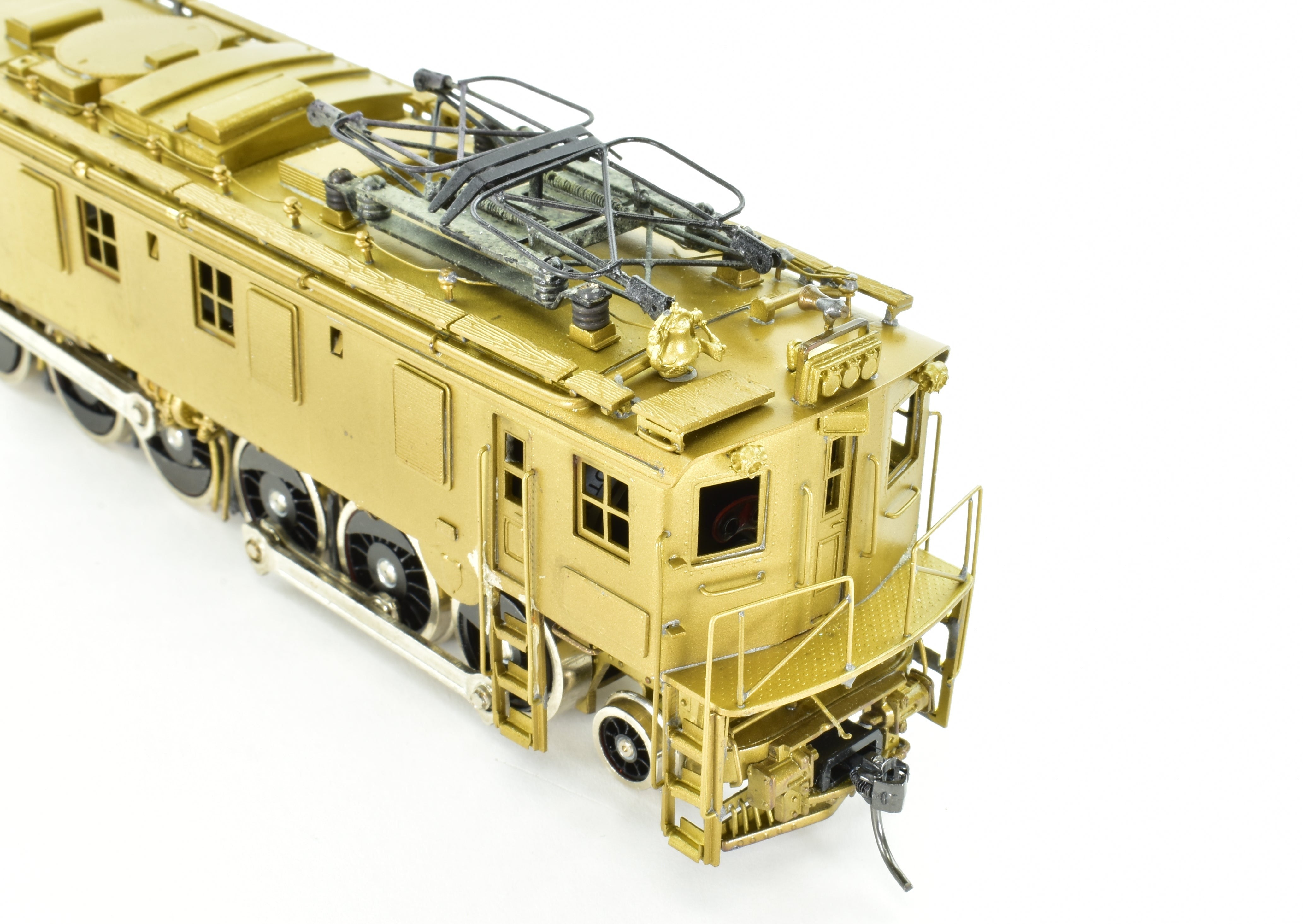 High - Quality HO Scale Brass Alco Models Virginian EL - 3a Jackshaft 3 - Unit Electric Locomotive Model for Train Enthusiasts