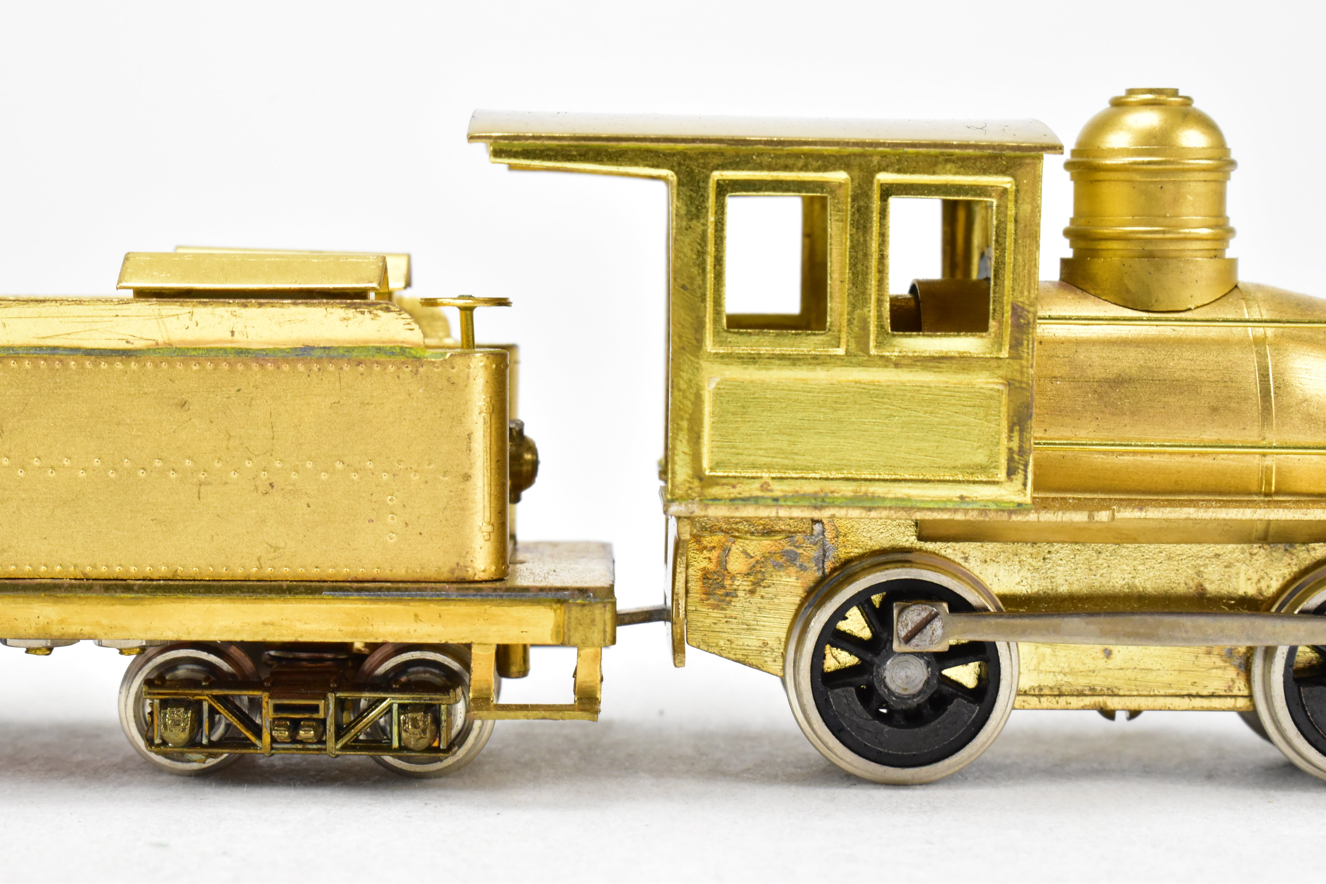 HOn3 Scale Brass Model Train - American 4-4-0 Locomotive from Far East Distributors, Spartan Series Circa 1910
