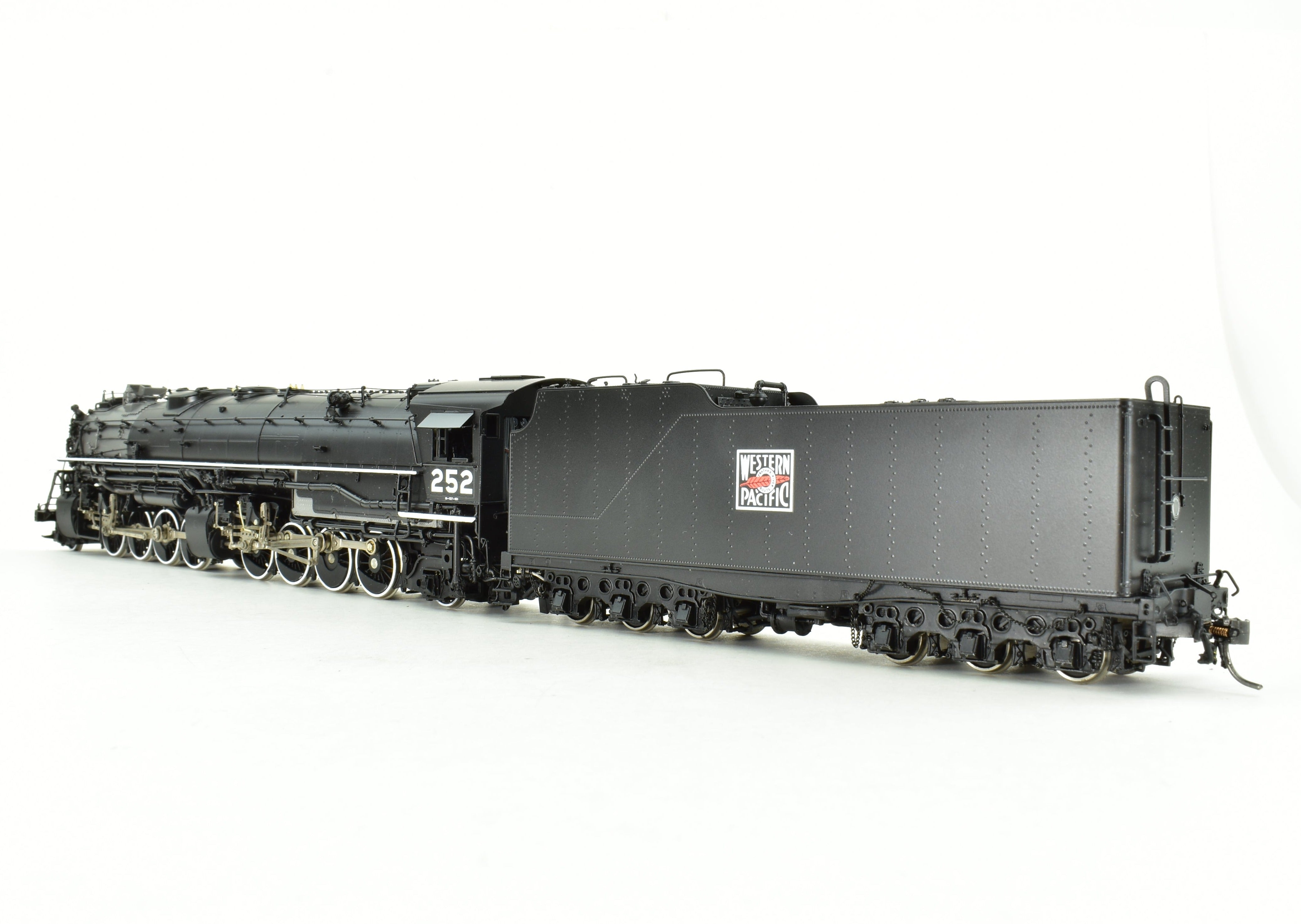 HO Brass Western Pacific 2-8-8-2 Class 251 V1 FP Black DCC & Sound by W&R