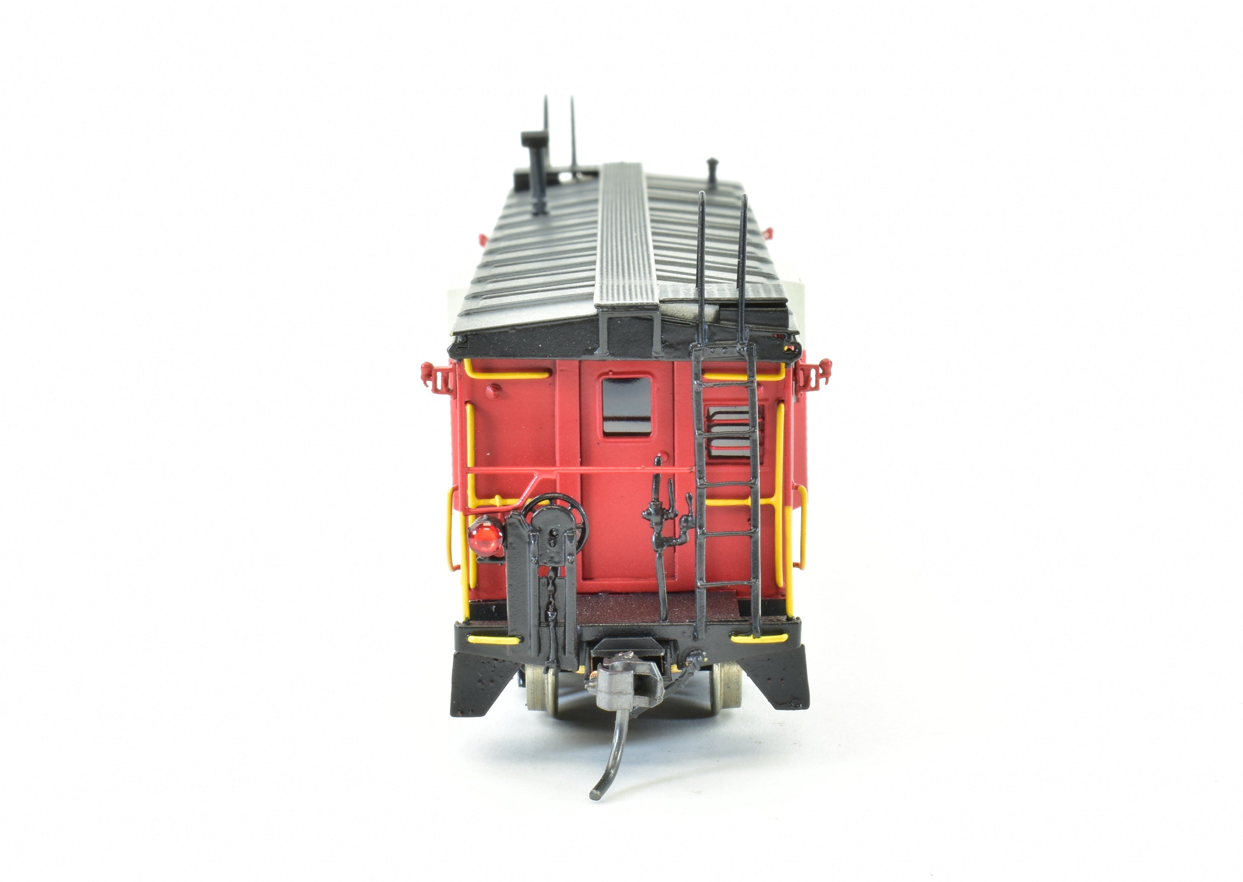HO Scale Brass OMI - Overland Models, Inc. NKP - Nickel Plate Road Bay Window Caboose with Professional Custom Painting